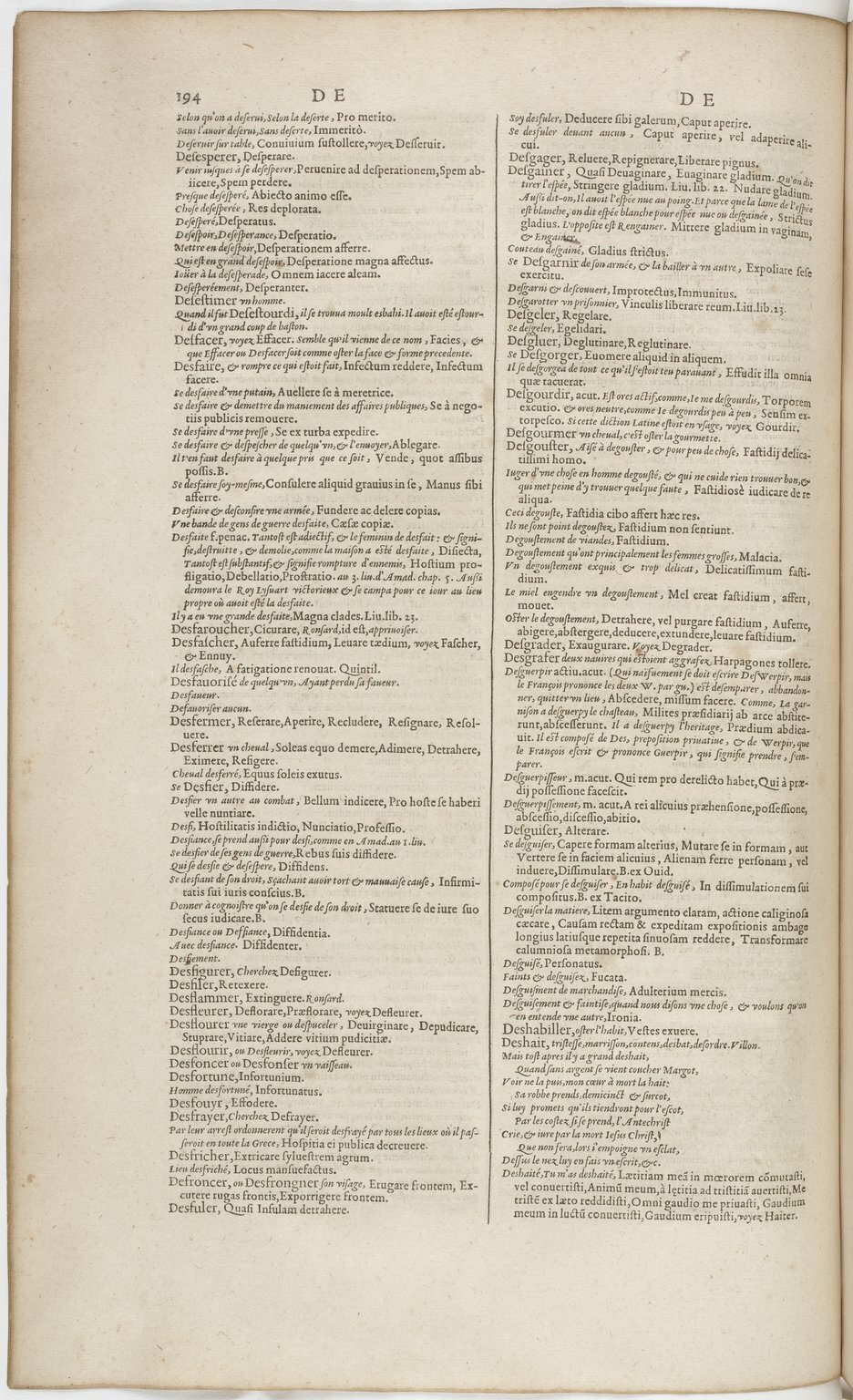 1606 - David Douceur - Trésor de la langue française - BnF