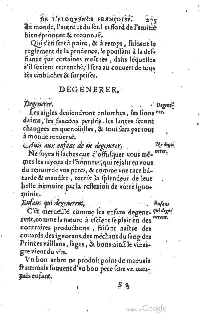 1610 - Louis Coste - Trésor de l’éloquence française (Seconde partie) - BM Lyon