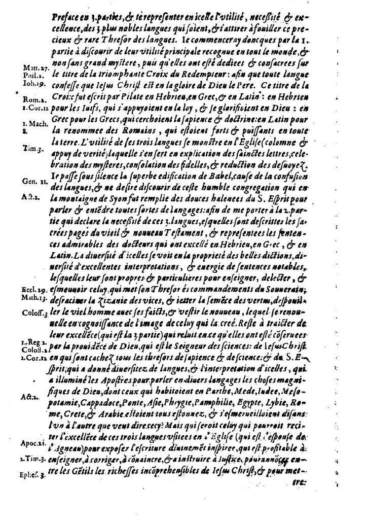 1613 - Matthieu Berjon - Trésor de l’histoire des langues de cet univers - BM Lyon 1613 - Matthieu Berjon - Trésor de l’histoire des langues de cet univers - BM Lyon