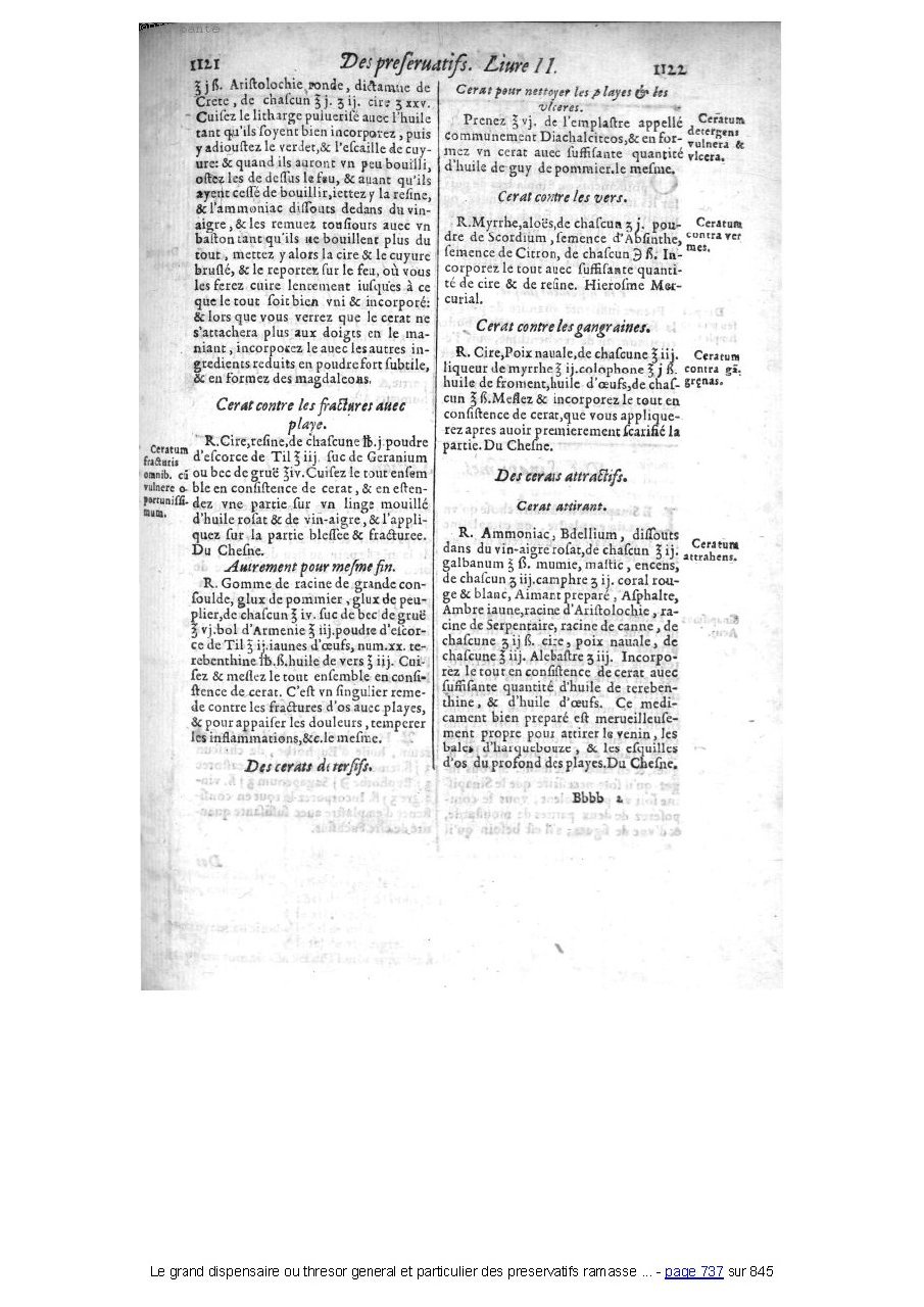 1609 - Étienne Gamonet - Grand dispensaire ou Trésor général et particulier des préservatifs - BIU Santé 1609 - Étienne Gamonet - Grand dispensaire ou Trésor général et particulier des préservatifs - BIU Santé