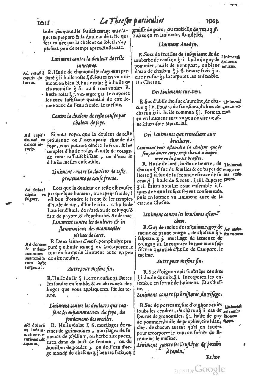 1616 - Étienne Gamonet - Grand trésor ou dispensaire - BSB Munich