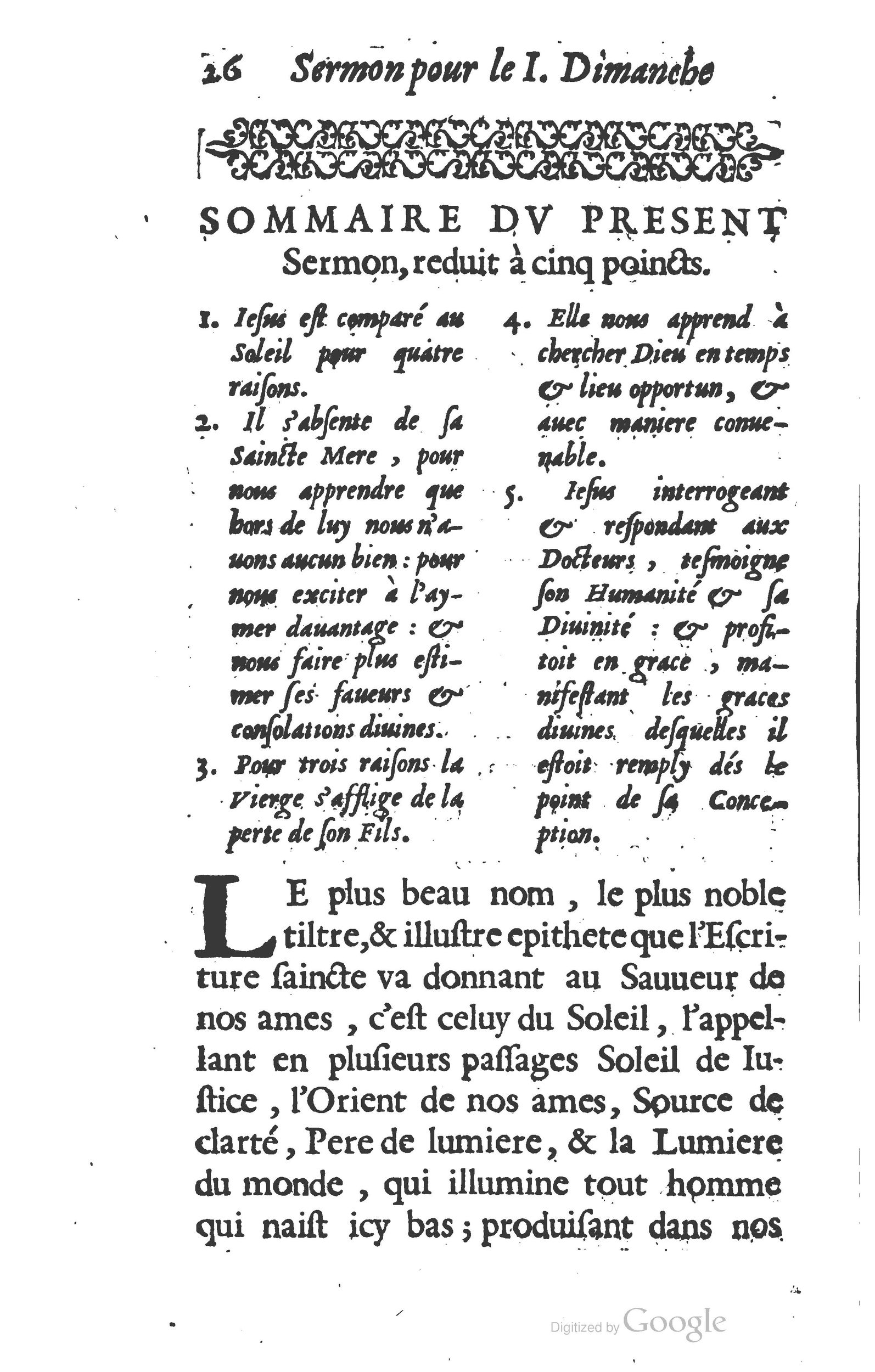 1629 - Manassés de Préaulx - Sermons ou Trésors de la piété chrétienne - BM Lyon