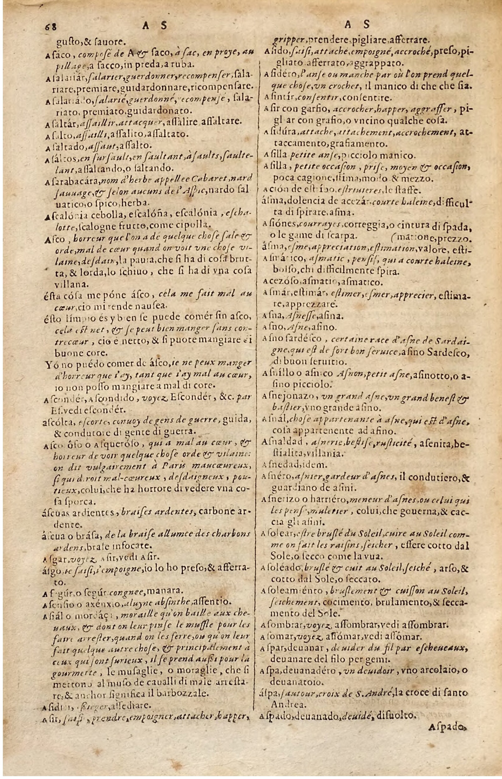 1627 - Jacques Crespin - Trésor des trois langues - Regensburg