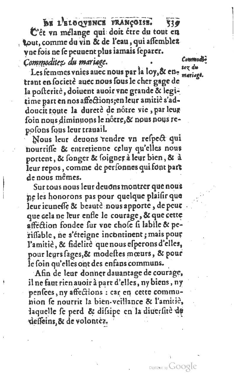 1610 - Louis Coste - Trésor de l’éloquence française (Seconde partie) - BM Lyon