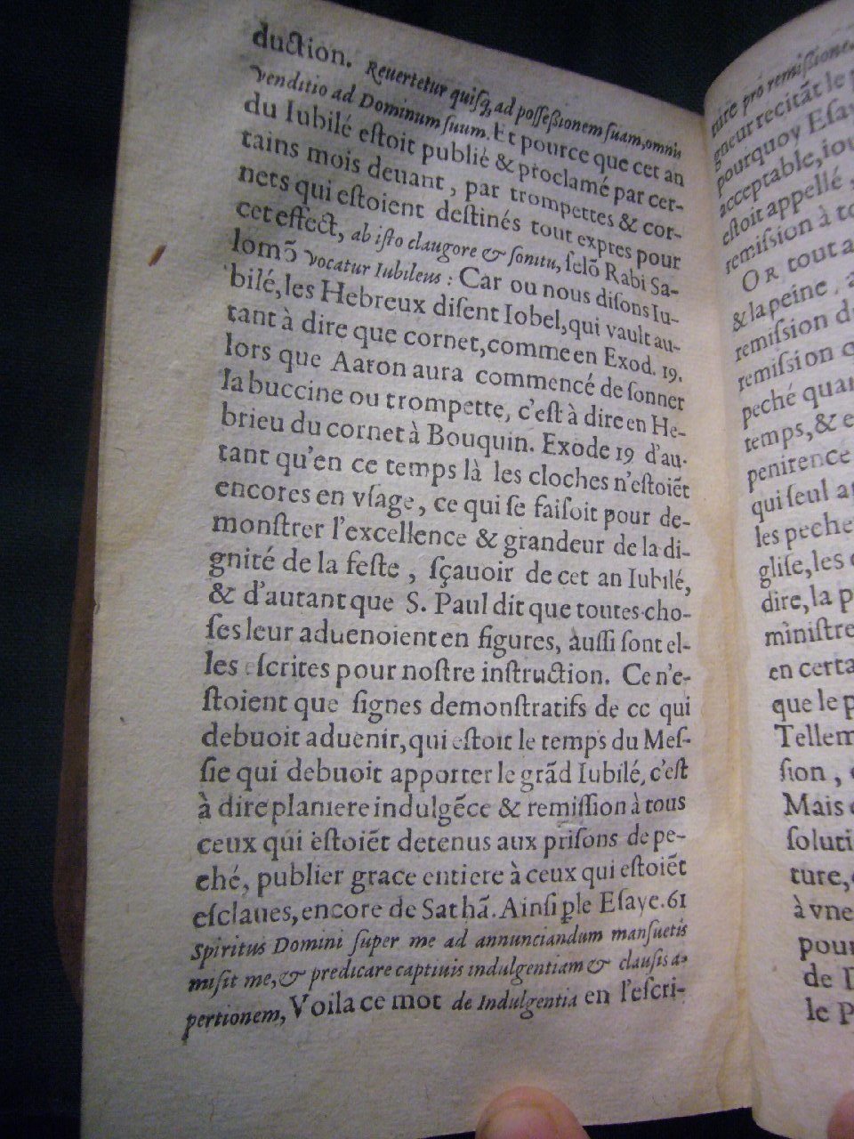 1590 - Jean Moreau - Discours du jubilé tiré du Trésor spirituel de l’Église - BnF