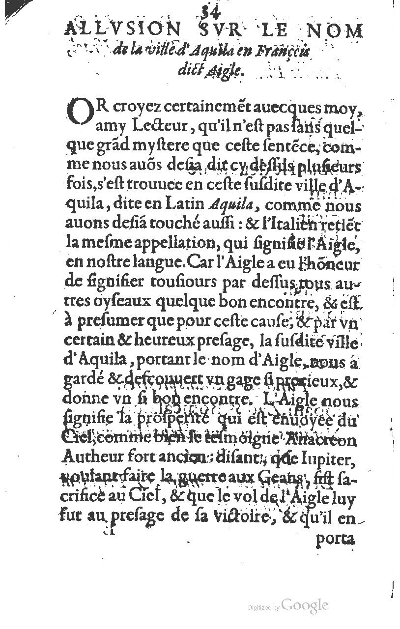 1581 - Jean Stratius - Trésor de Ponce Pilate - BM Lyon