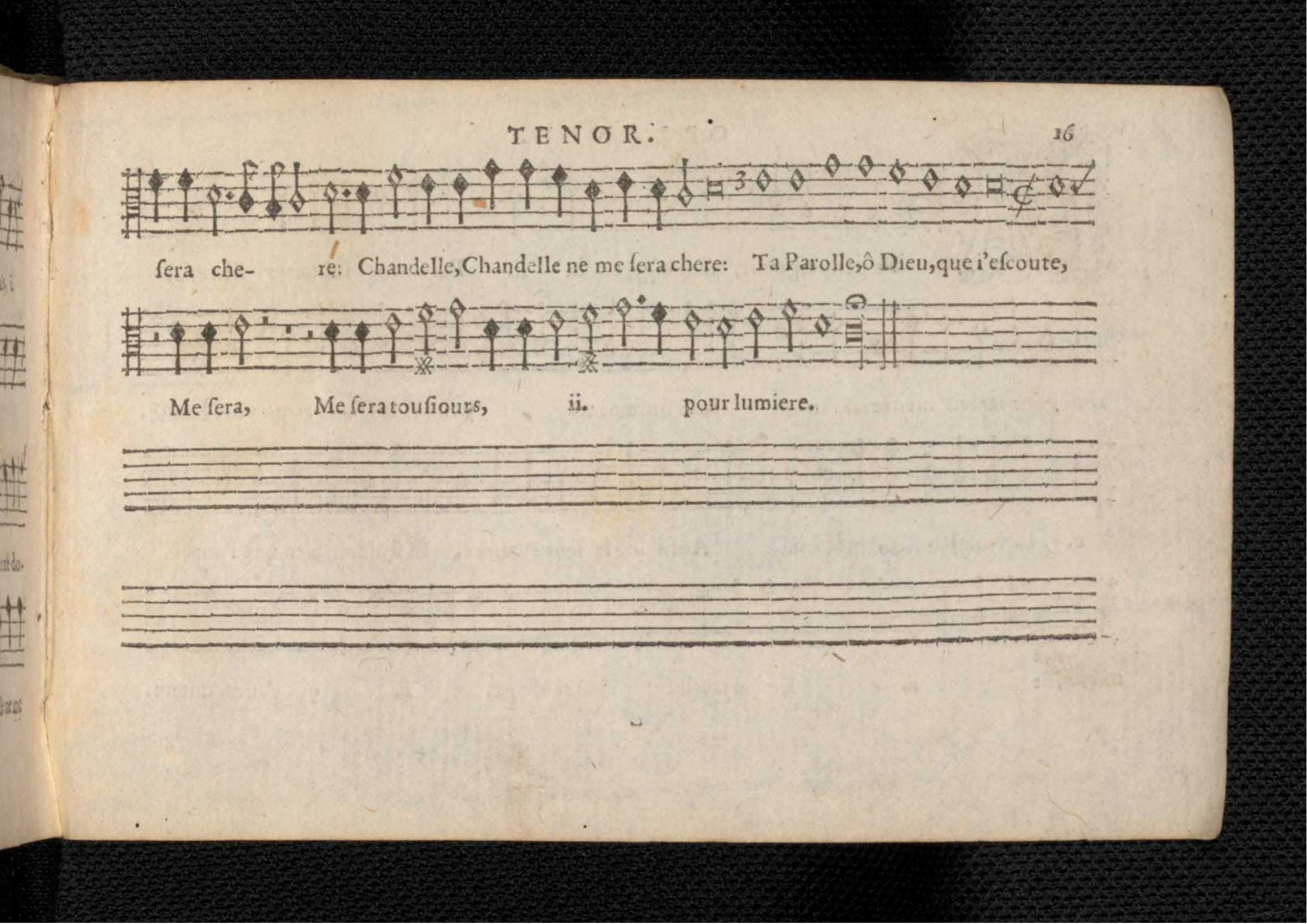 1576 - [Pierre de Saint-André] - Trésor de musique d’Orlande de Lassus Tenor - KBR Bruxelles