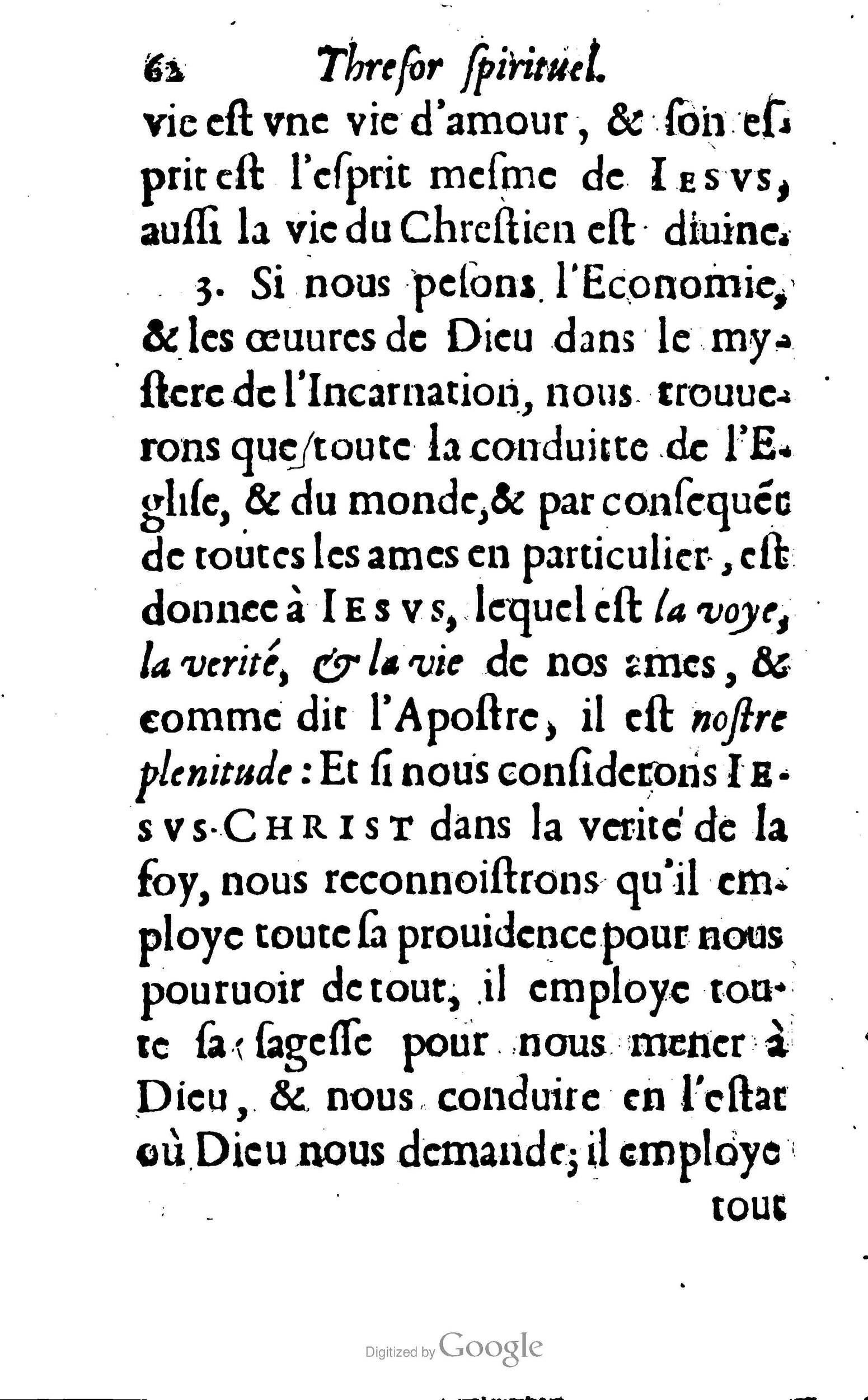 1633 - François Waudré - Trésor spirituel contenant les excellences du christianisme - BM Lyon