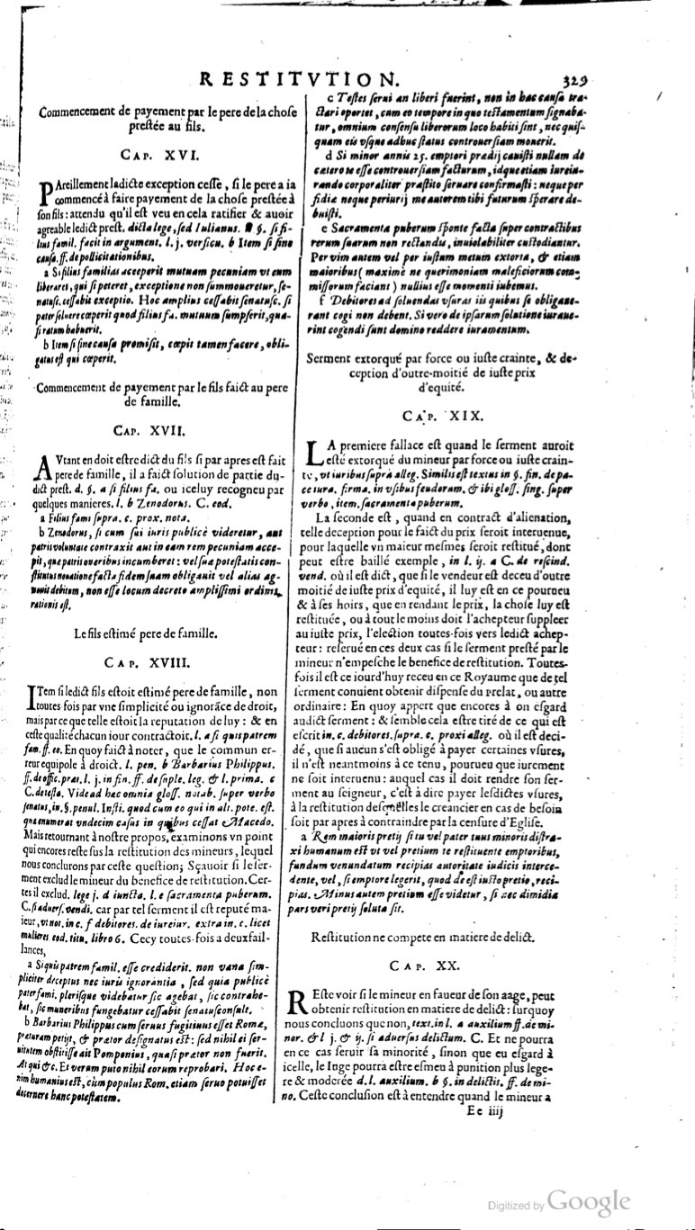 1629 - Veuve Nicolas Buon - Trésor du droit français (21754 T. 3) - BM Lyon