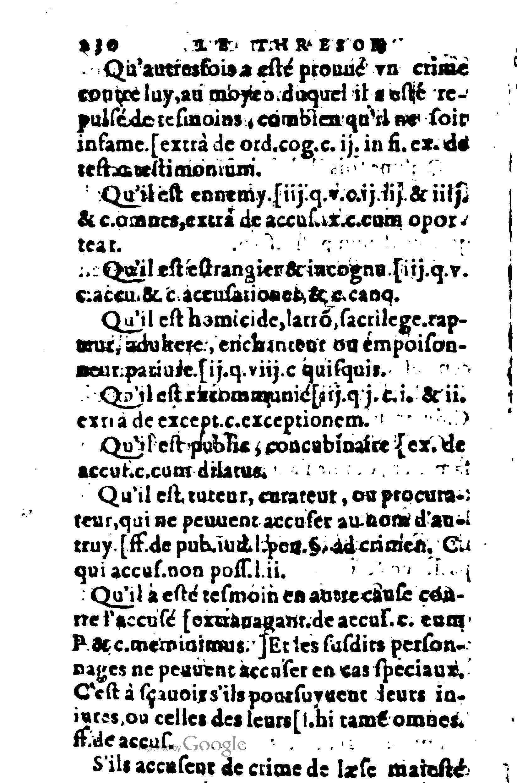 1605 - Pierre Rigaud - Trésor de pratique pour les juges - BM Lyon 1605 - Pierre Rigaud - Trésor de pratique pour les juges - BM Lyon