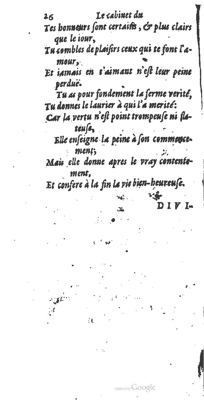 1615 - François Le Fèvre - Cabinet du vrai trésor - BCU Lausanne