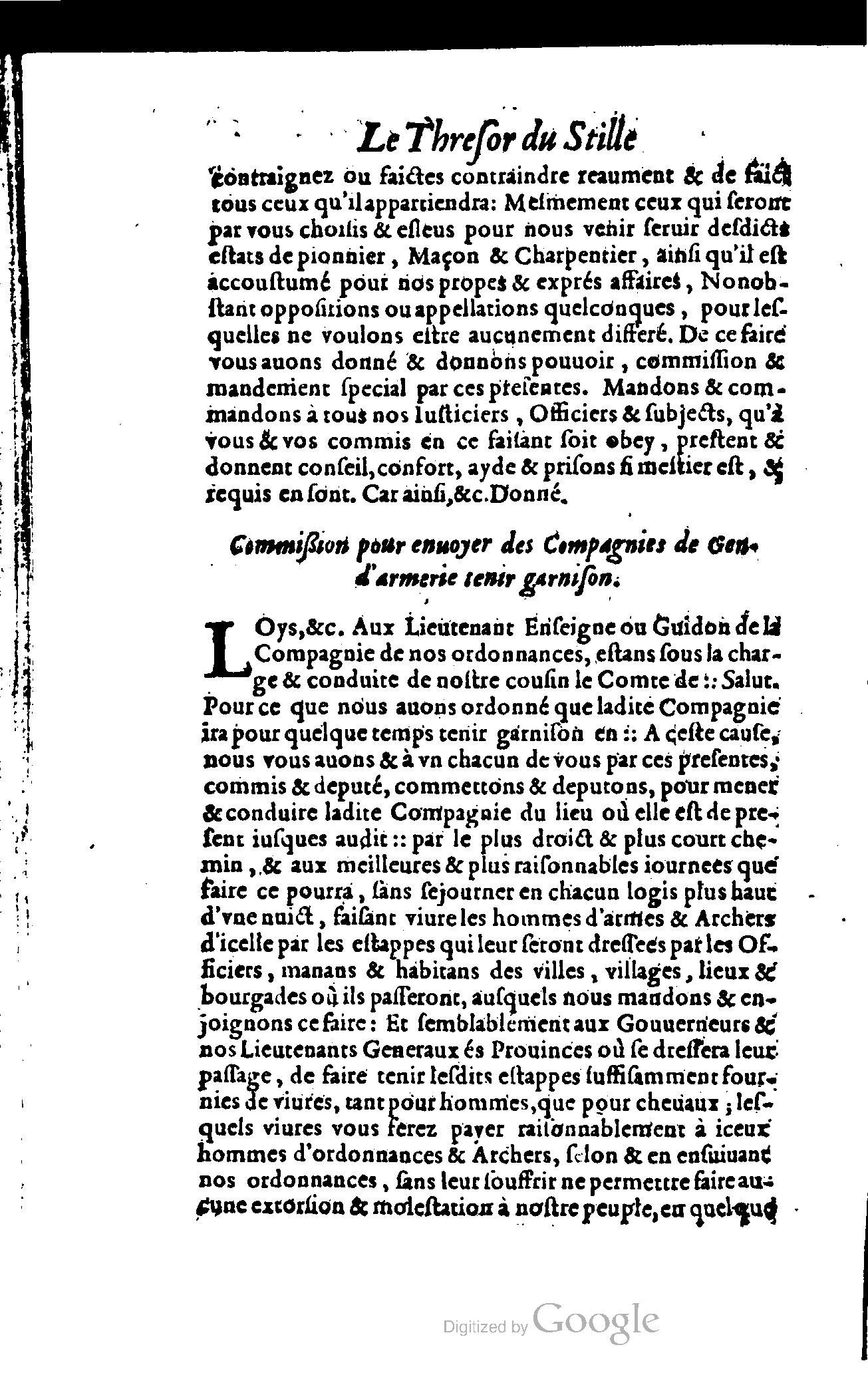 1614 - Jean Richer - Trésor du nouveau style et protocole de la chancellerie de France - BSB Munich