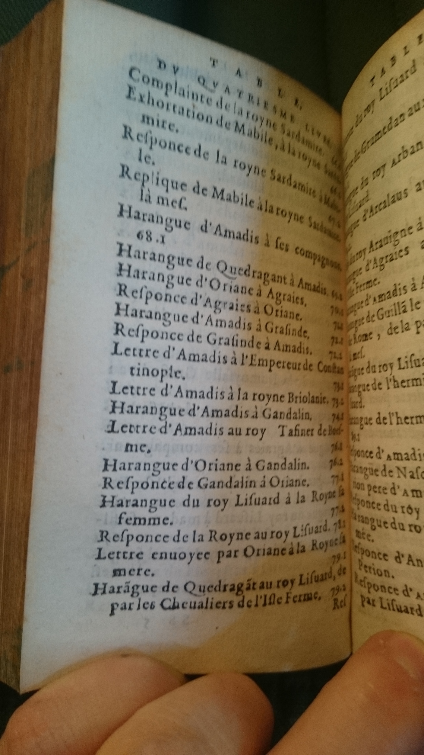 1582 - Jean Huguetan - Trésor des Amadis - BnF Arsenal