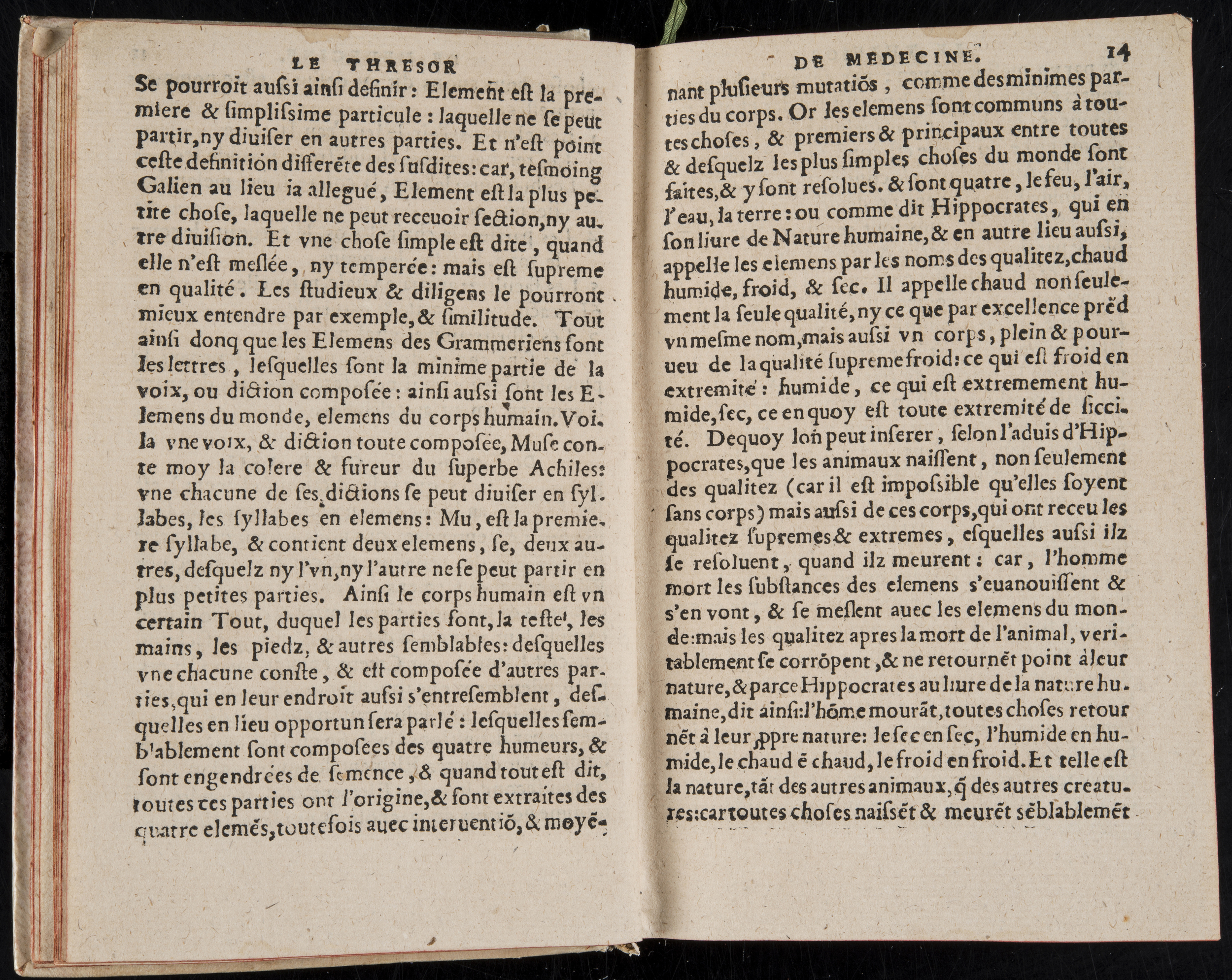 1560 - Nicolas Pelletier - Trésor de médecine - BM Poitiers