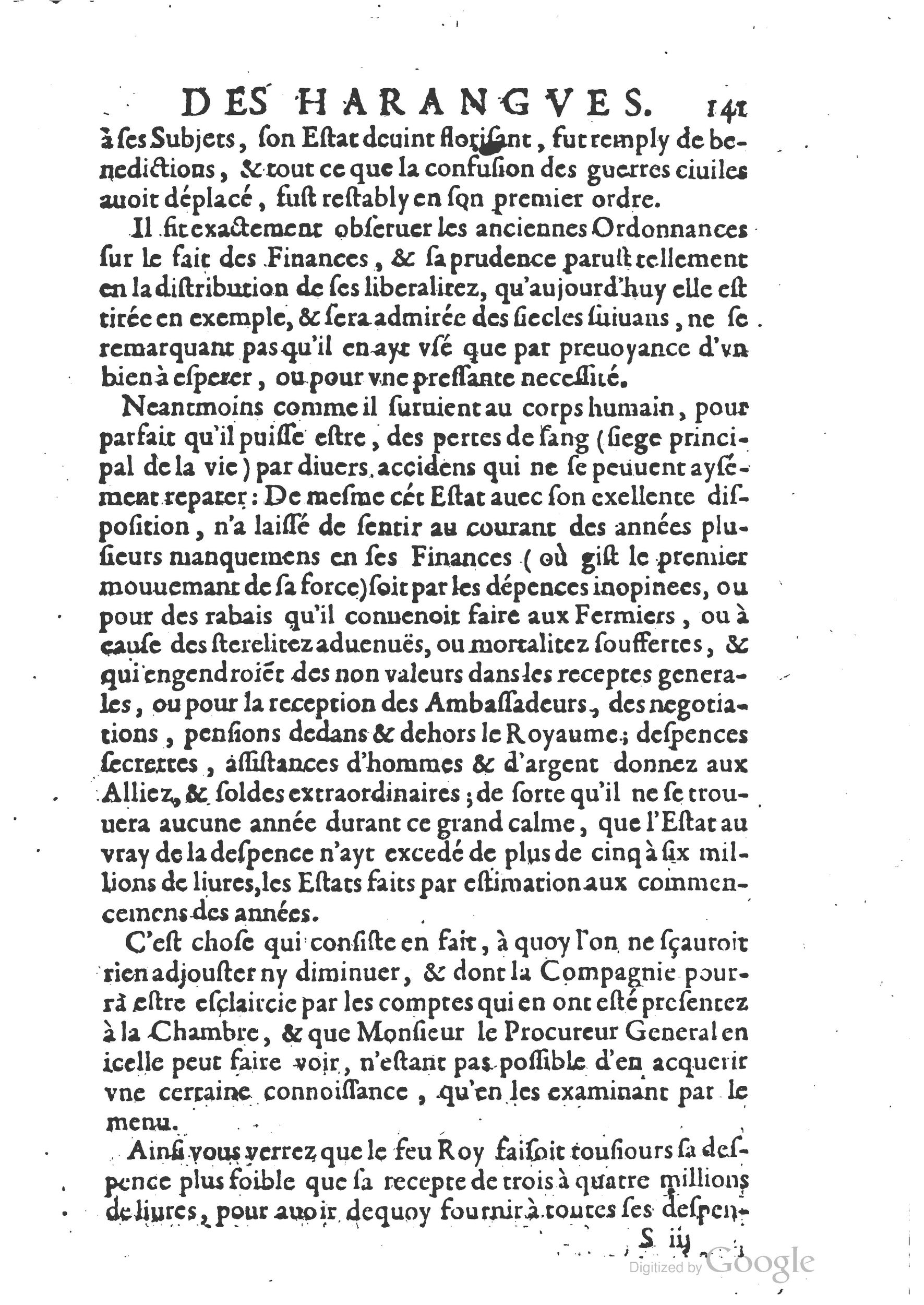 1654 - Michel Bobin - Trésor des harangues, remontrances et oraisons funèbres - BM Lyon