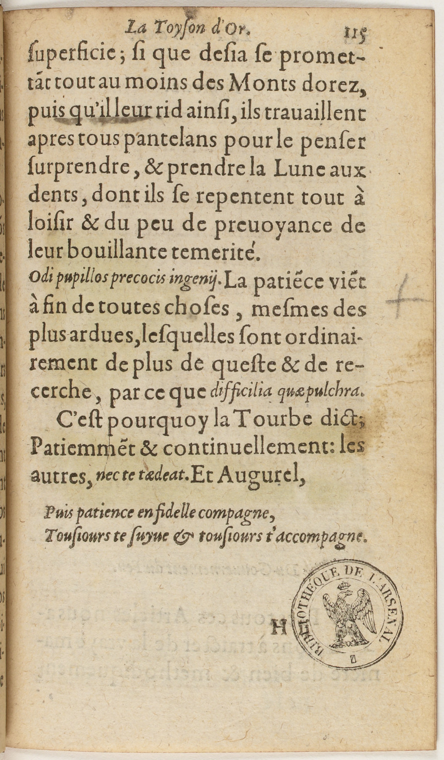 1612 - Charles Sevestre - Toison d’or ou la fleur des Trésors - BnF 1612 - Charles Sevestre - Toison d’or ou la fleur des Trésors - BnF