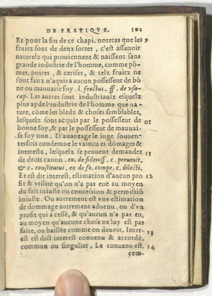 1552 - Vincent Sertenas - Trésor de pratique pour les juges - Kansas University 1552 - Vincent Sertenas - Trésor de pratique pour les juges - Kansas University
