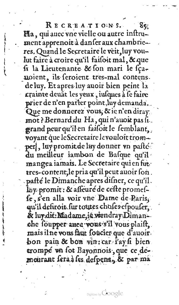 1627 - Jean Delamare - Trésor des récréations - BSB Munich