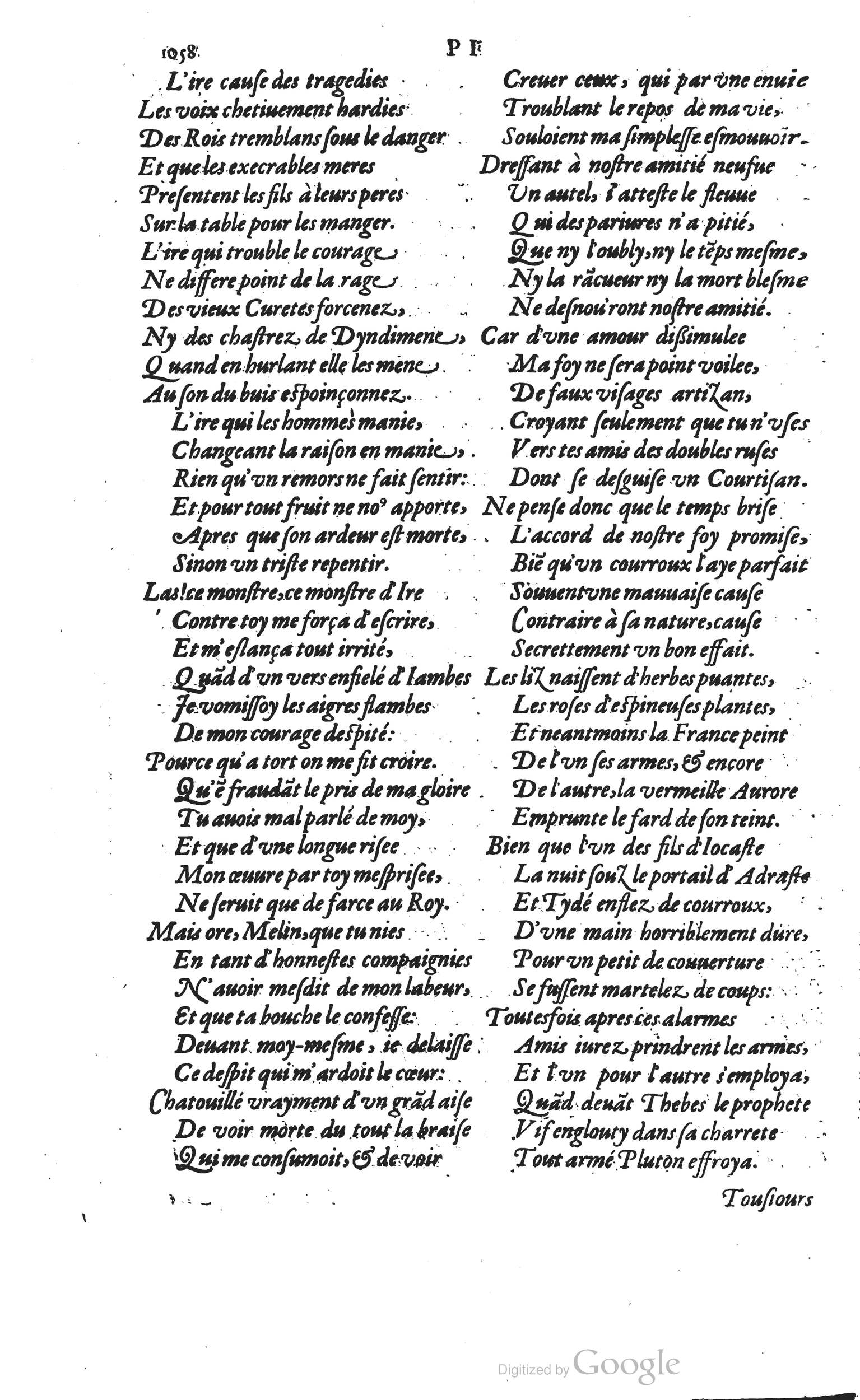1585 - Barthélemy Honorat - Bibliothèques françaises - BSB Munich