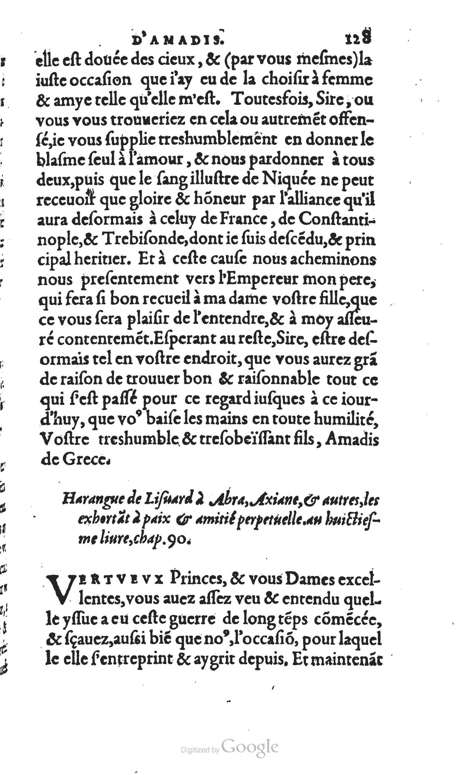 1560 - Vincent Sertenas et Gilles Robinot - Trésor des Amadis - British Library