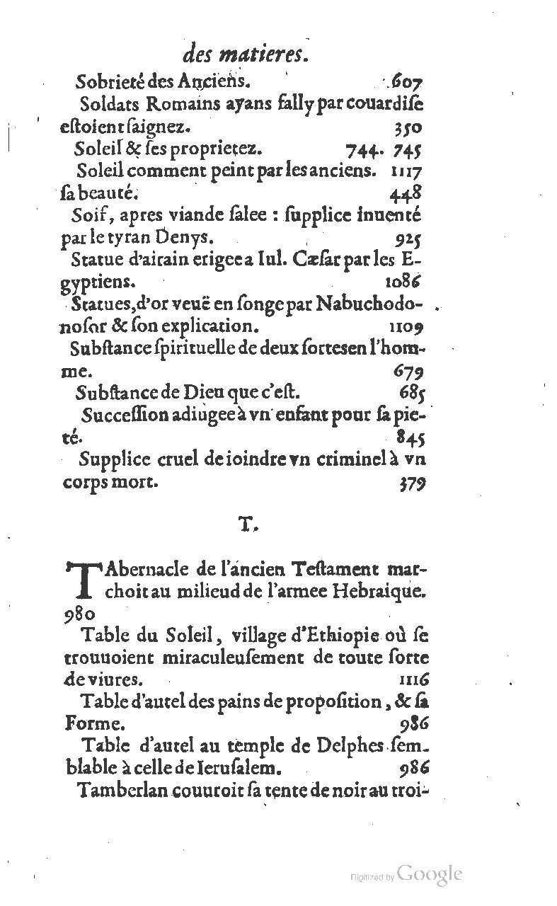 1607 - Nicolas Du Fossé - Trésor quadragésimal - T 01 - BM Lyon