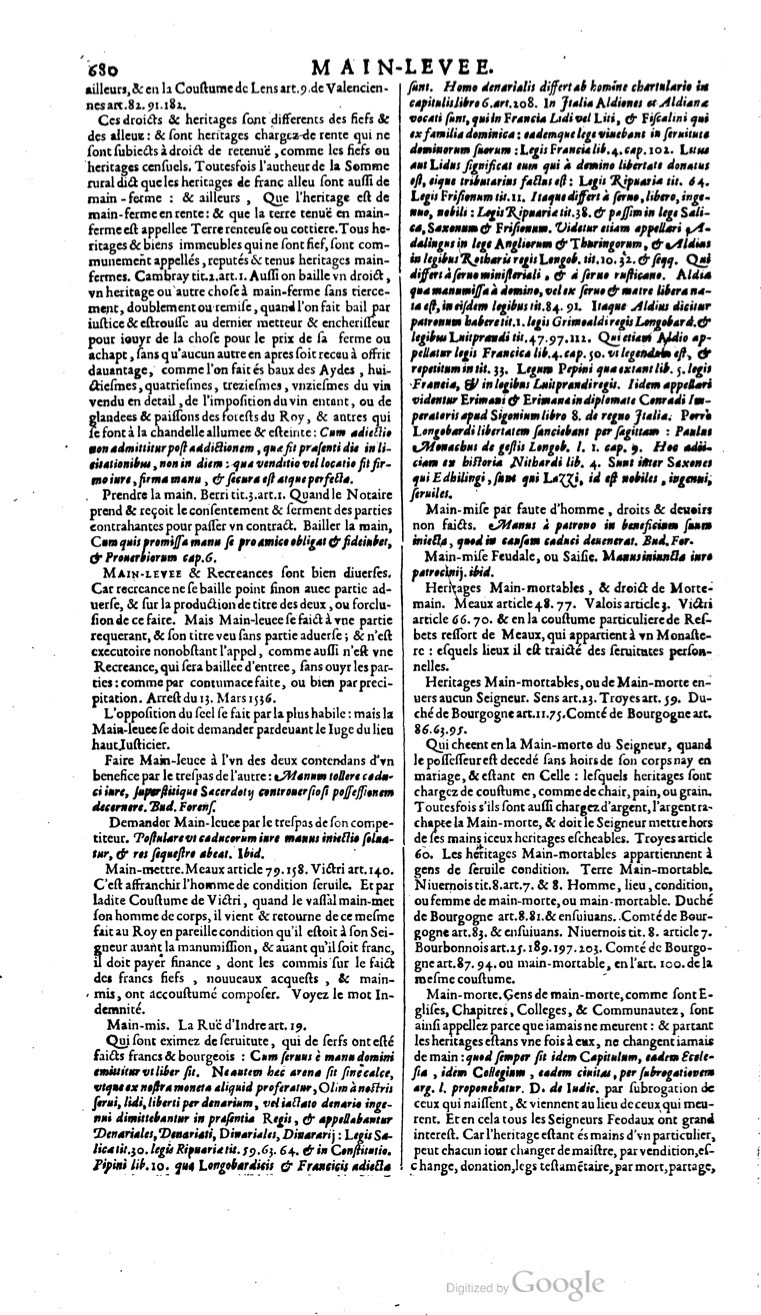 1629 - Veuve Nicolas Buon - Trésor du droit français (29620 T. 2) - BM Lyon