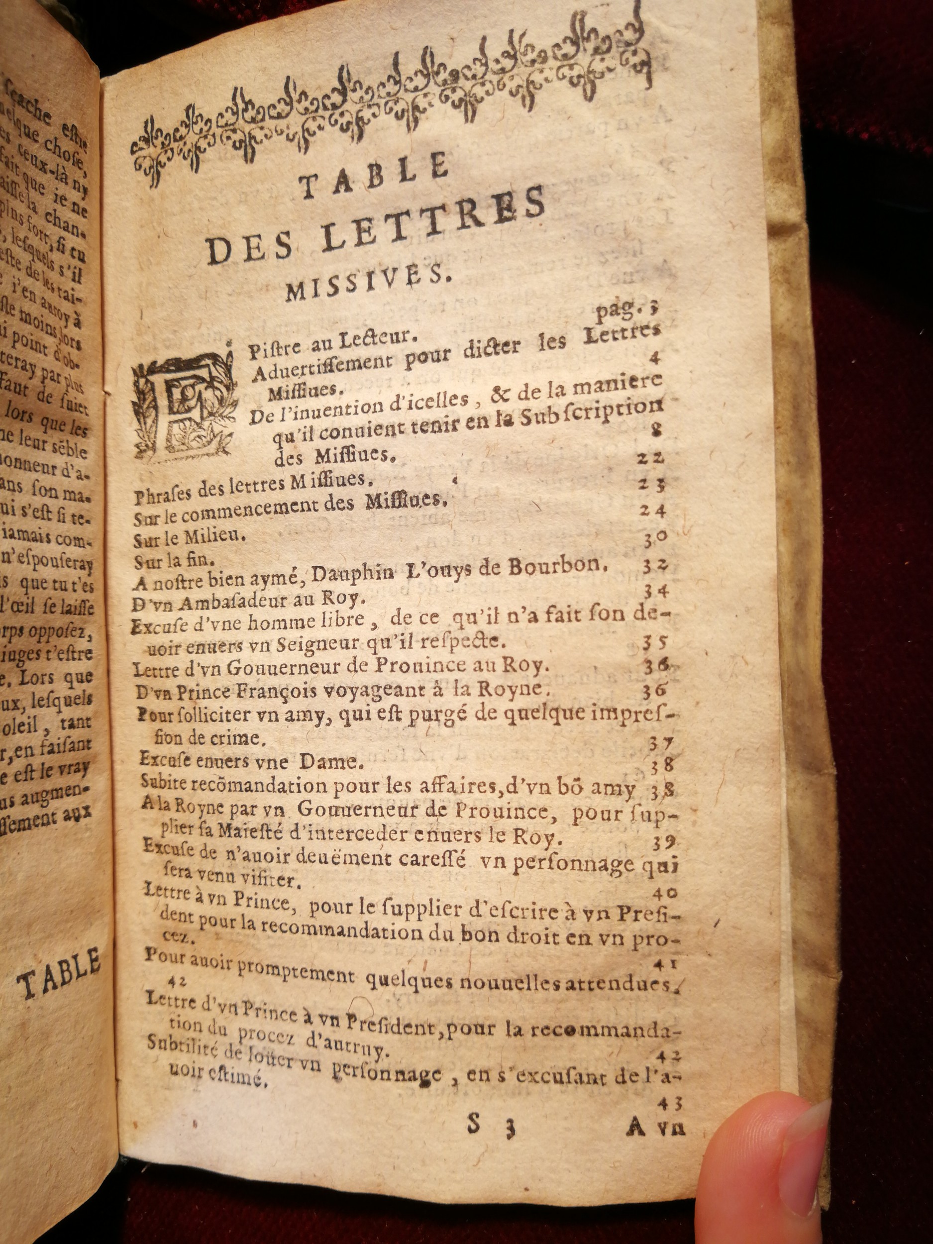 1630 - Martin Bogart - Secrétaire des secretaires ou le Trésor de la plume française - BM Amiens 1630 - Martin Bogart - Secrétaire des secretaires ou le Trésor de la plume française - BM Amiens