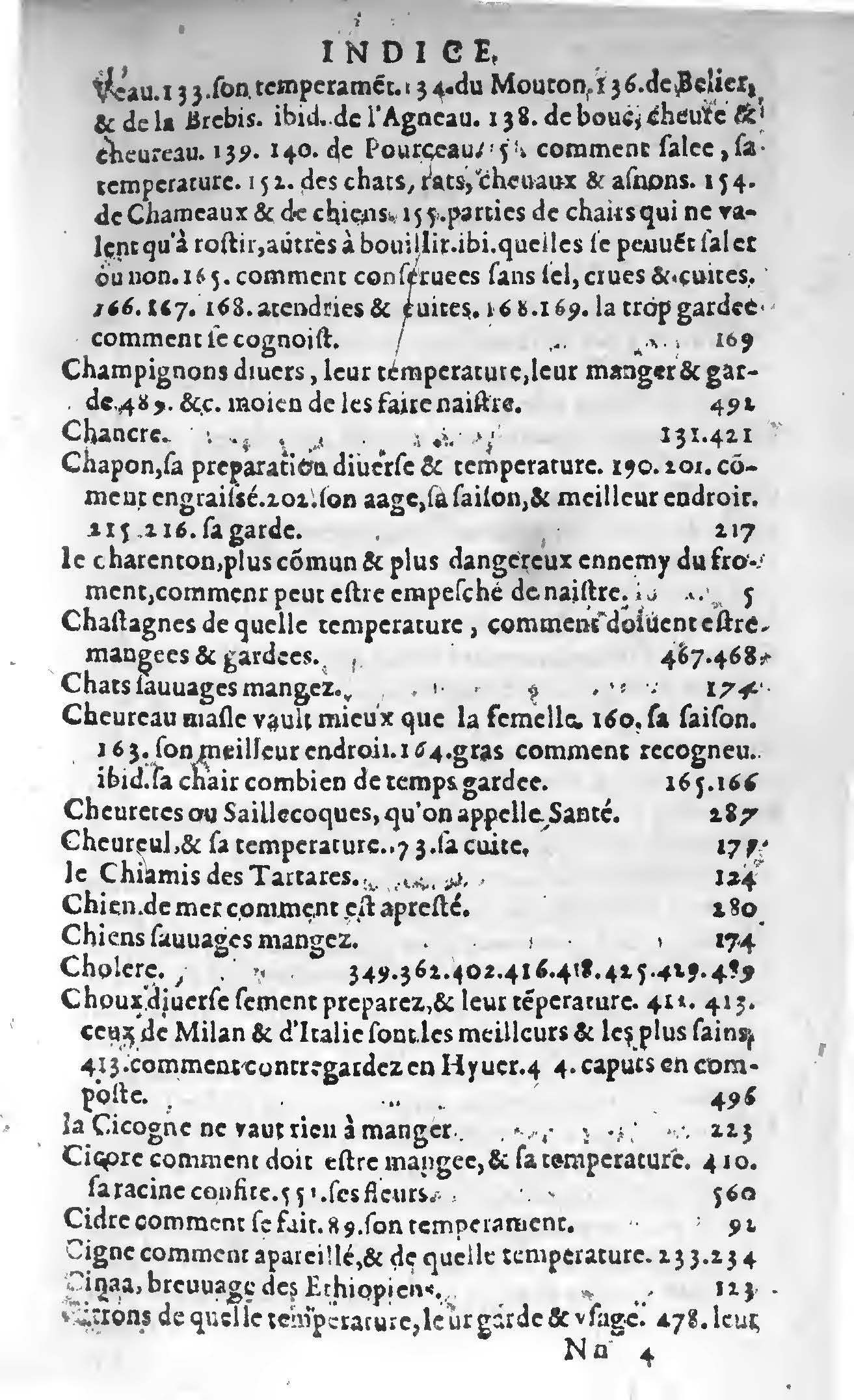 1607 - Étienne Servain et Jean Antoine Huguetan - Trésor de santé ou ménage de la vie humaine - BIU Santé