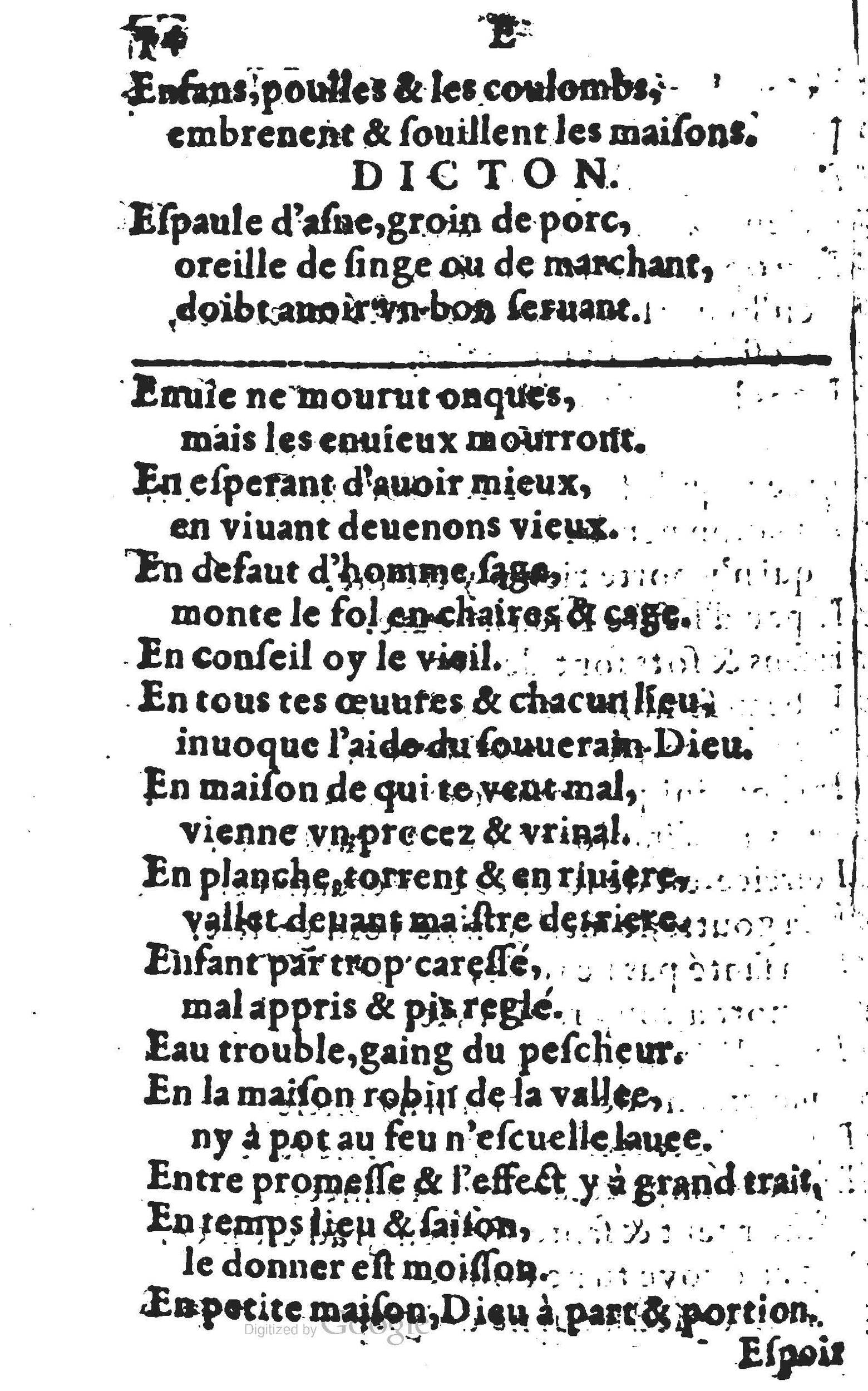 1578 - Nicolas Lescuyer - Trésor des sentences dorées - UGent