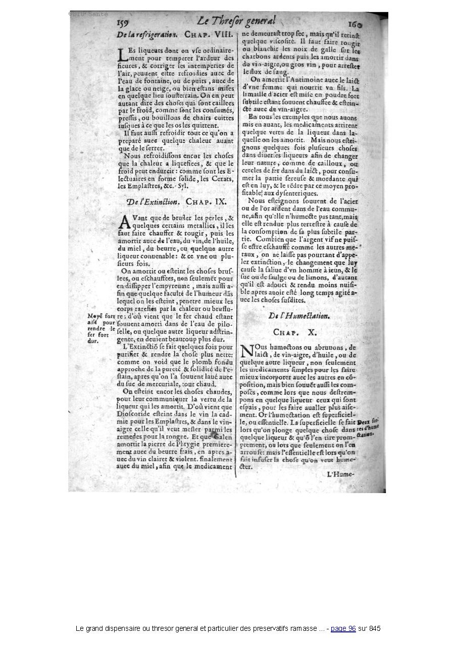 1609 - Étienne Gamonet - Grand dispensaire ou Trésor général et particulier des préservatifs - BIU Santé