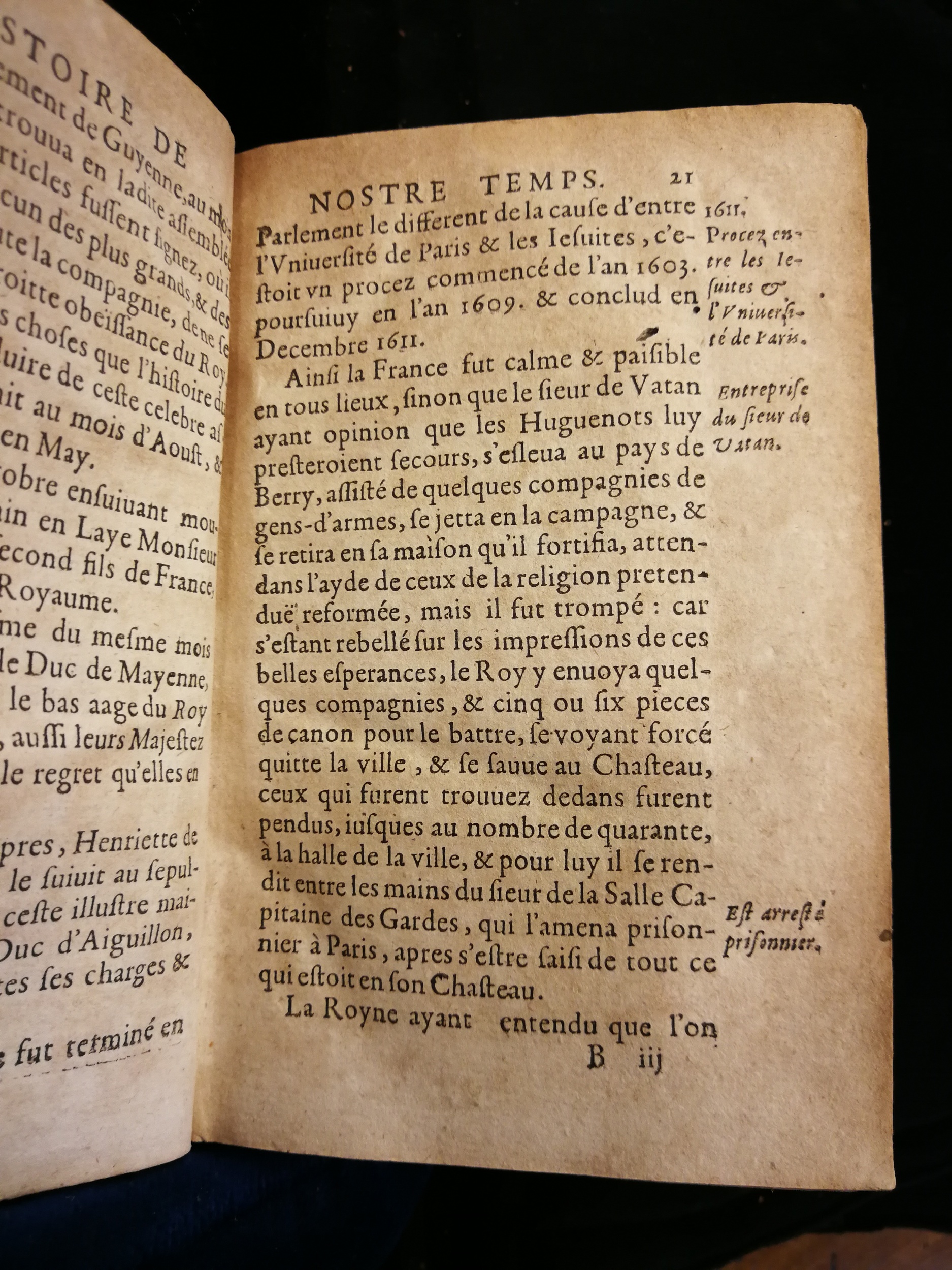 1626 - Joseph Bouillerot - Trésor de l’histoire générale de notre temps - Les Méjanes, Aix-en-Provence