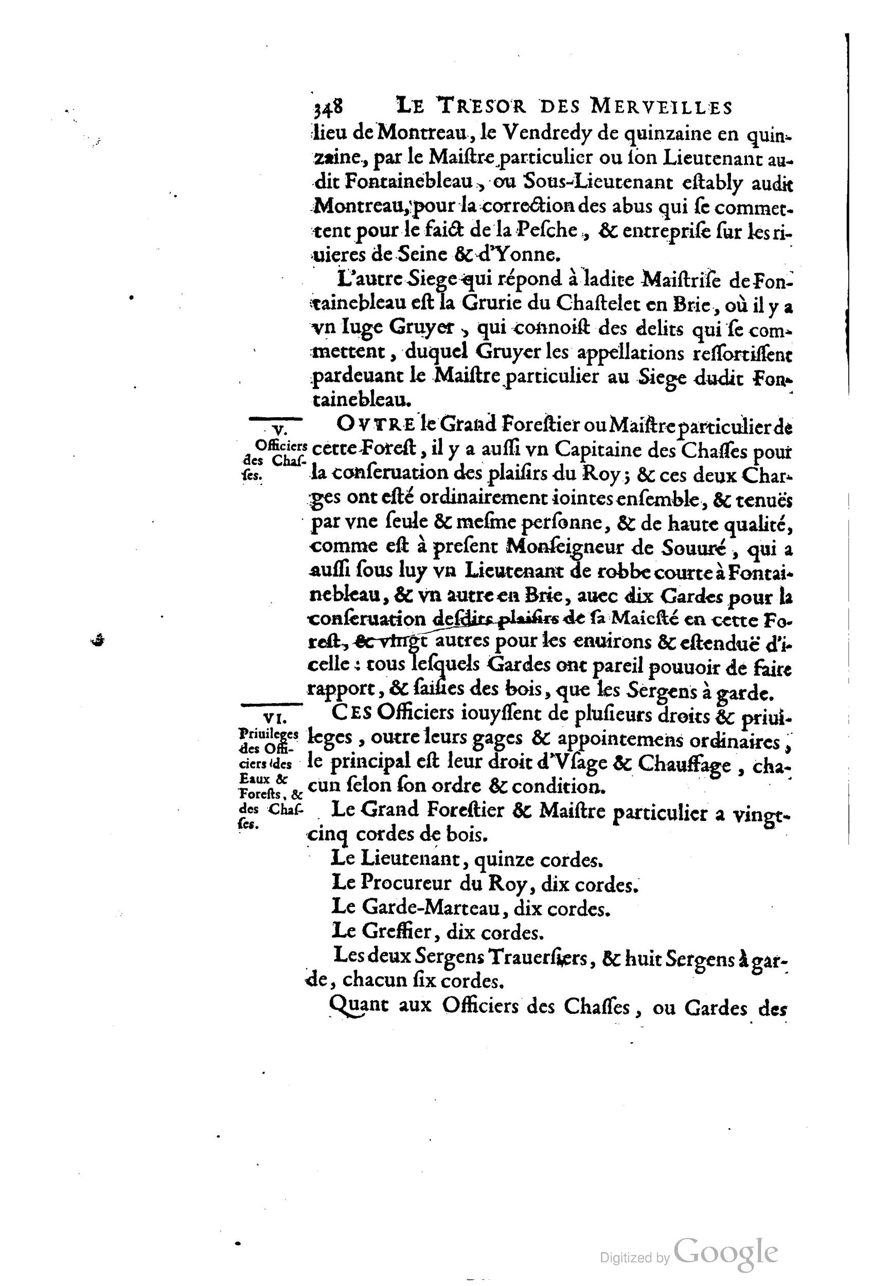 1642 - Sébastien Cramoisy - Trésor des merveilles de la maison royale de Fontainebleau - BM Lyon 1642 - Sébastien Cramoisy - Trésor des merveilles de la maison royale de Fontainebleau - BM Lyon