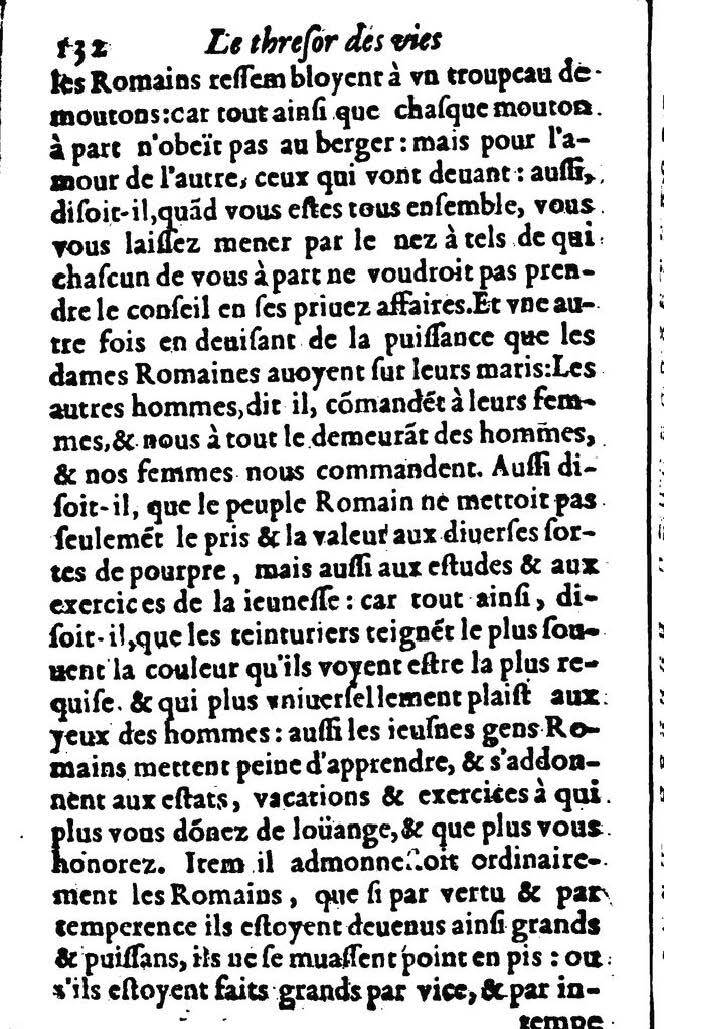 1611 - Pierre Rigaud - Trésor des vies de Plutarque - BM Lyon
