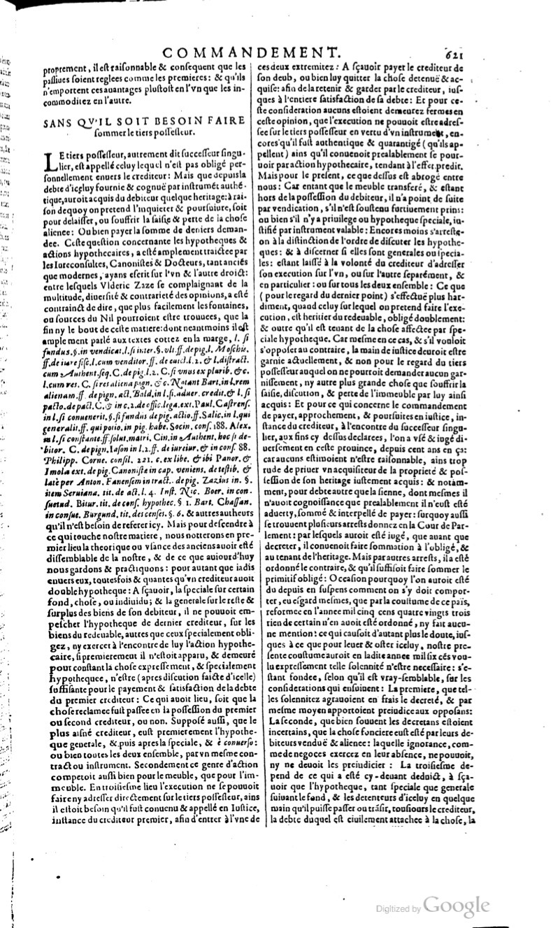 1629 - Veuve Nicolas Buon - Trésor du droit français (29620 T. 1) - BM Lyon 1629 - Veuve Nicolas Buon - Trésor du droit français (29620 T. 1) - BM Lyon