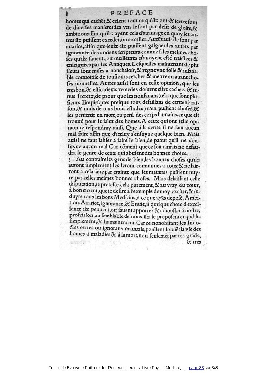 1555 - Balthazar Arnoullet - Trésor d’Évonyme Philiatre - Université Paris Cité