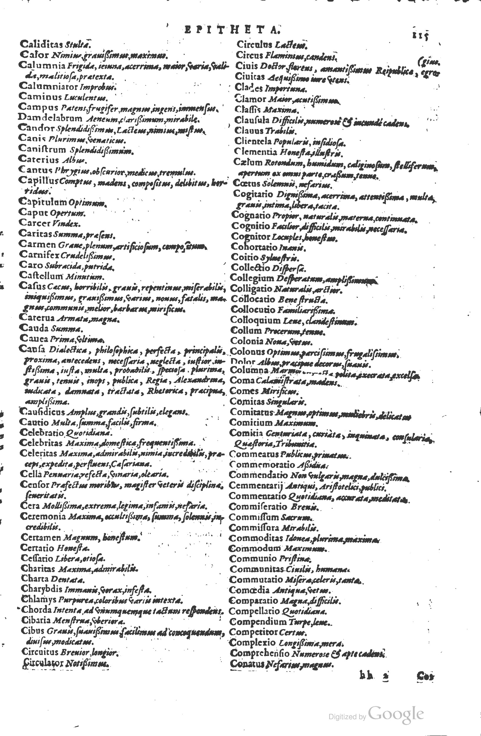 1578 - Louis Cloquemin - Trésor des mots et traits français - BSB Munich