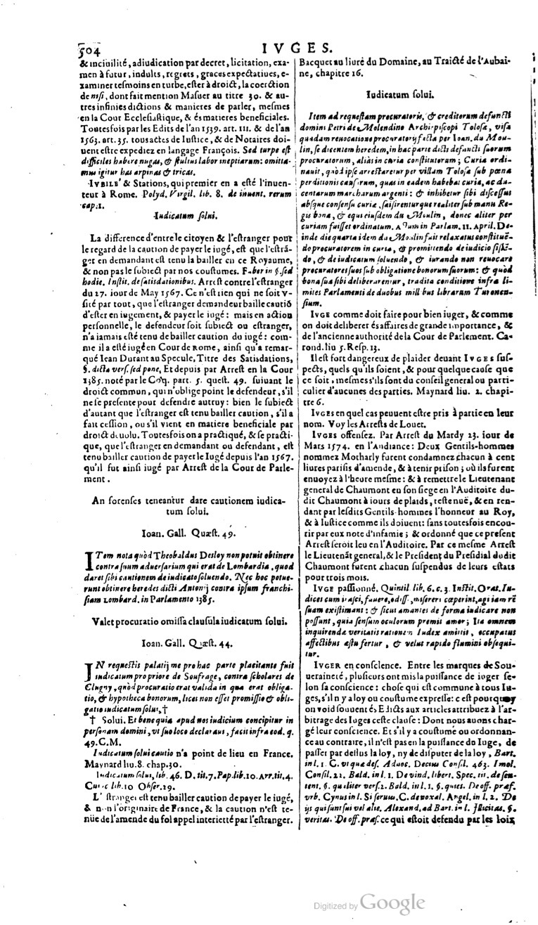 1629 - Veuve Nicolas Buon - Trésor du droit français (29620 T. 2) - BM Lyon