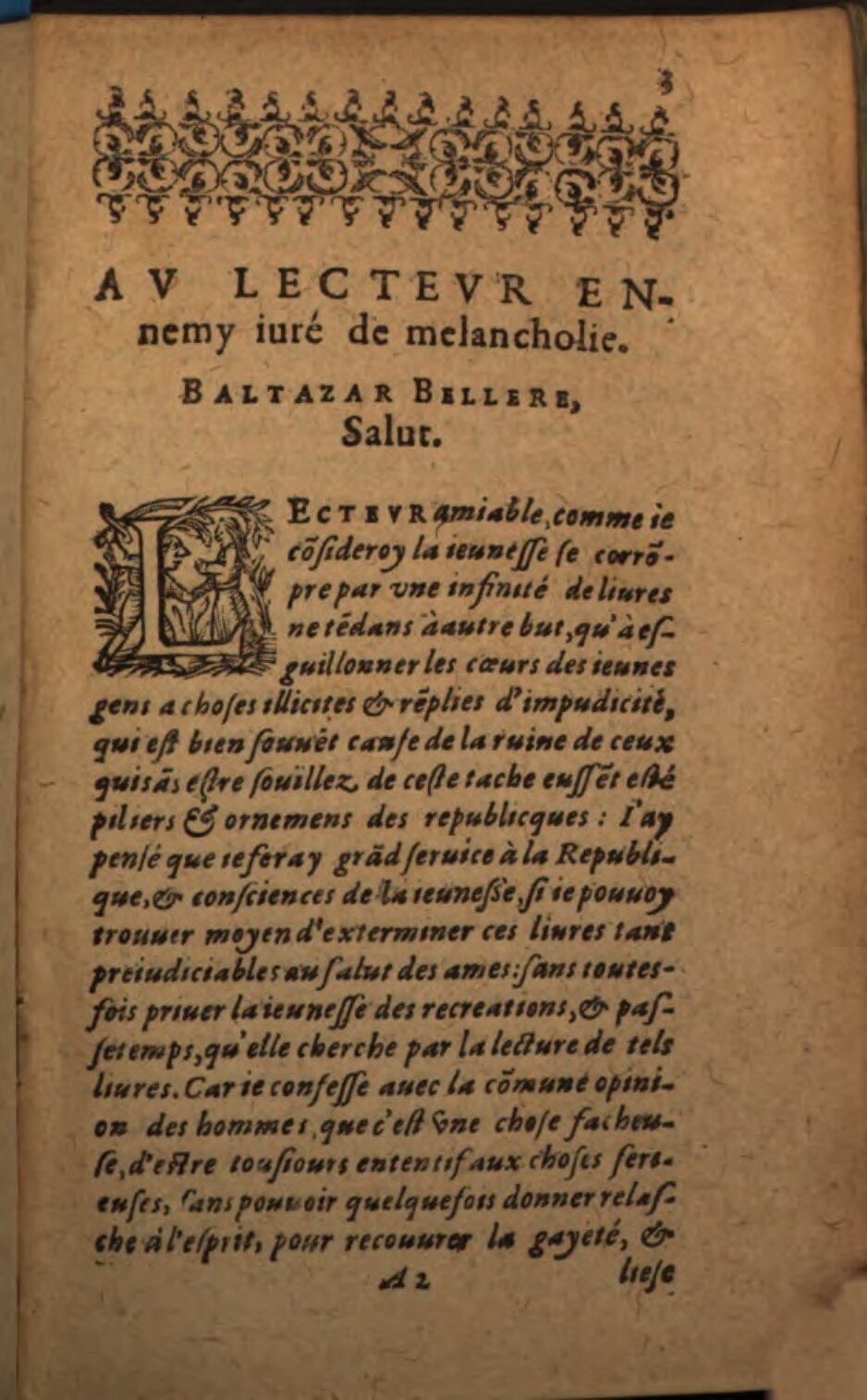 1616 - Balthazar Bellère - Trésor des récréations - BSB