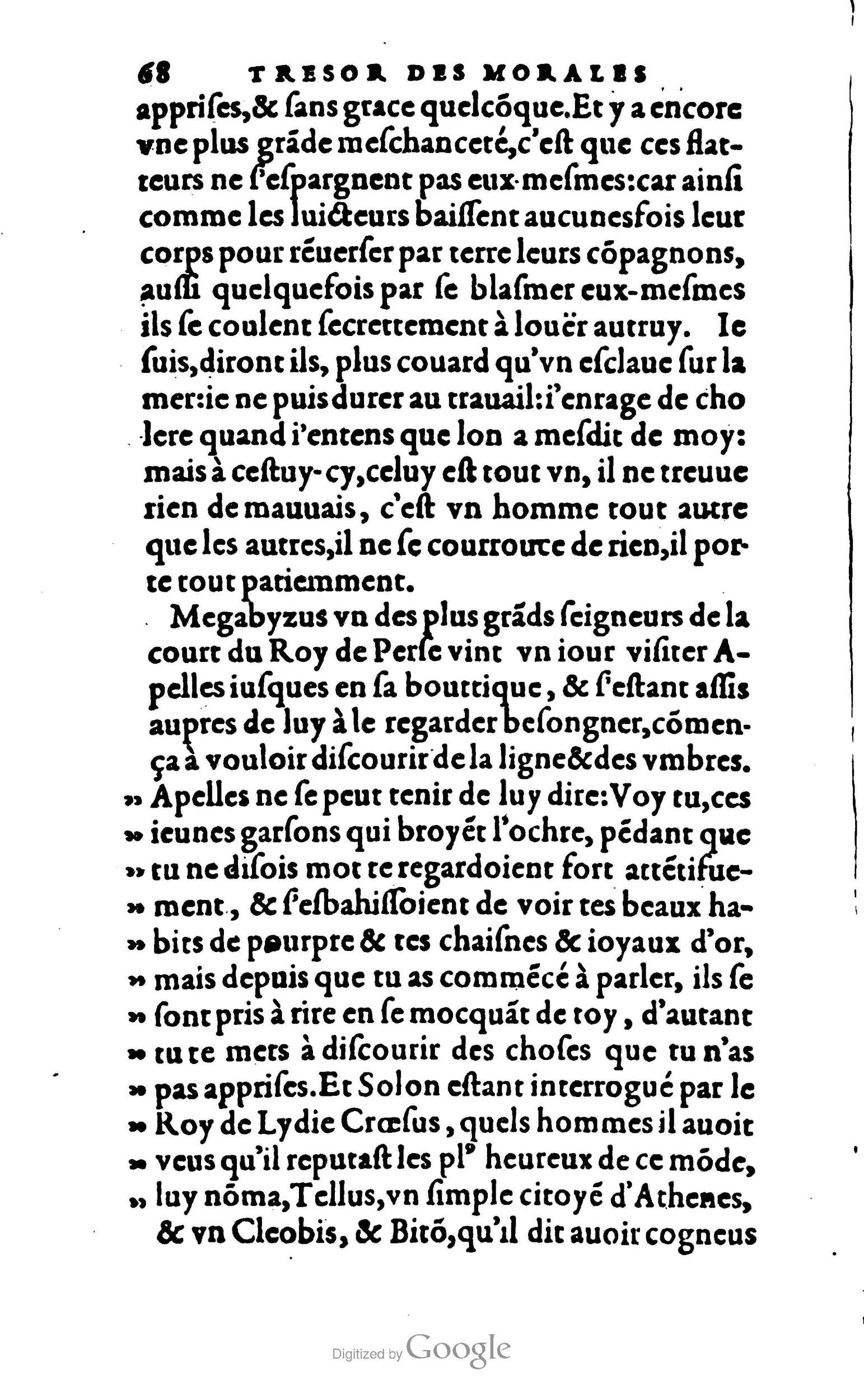1578 - Jean Poupy - Trésor des morales de Plutarque - BSB Munich