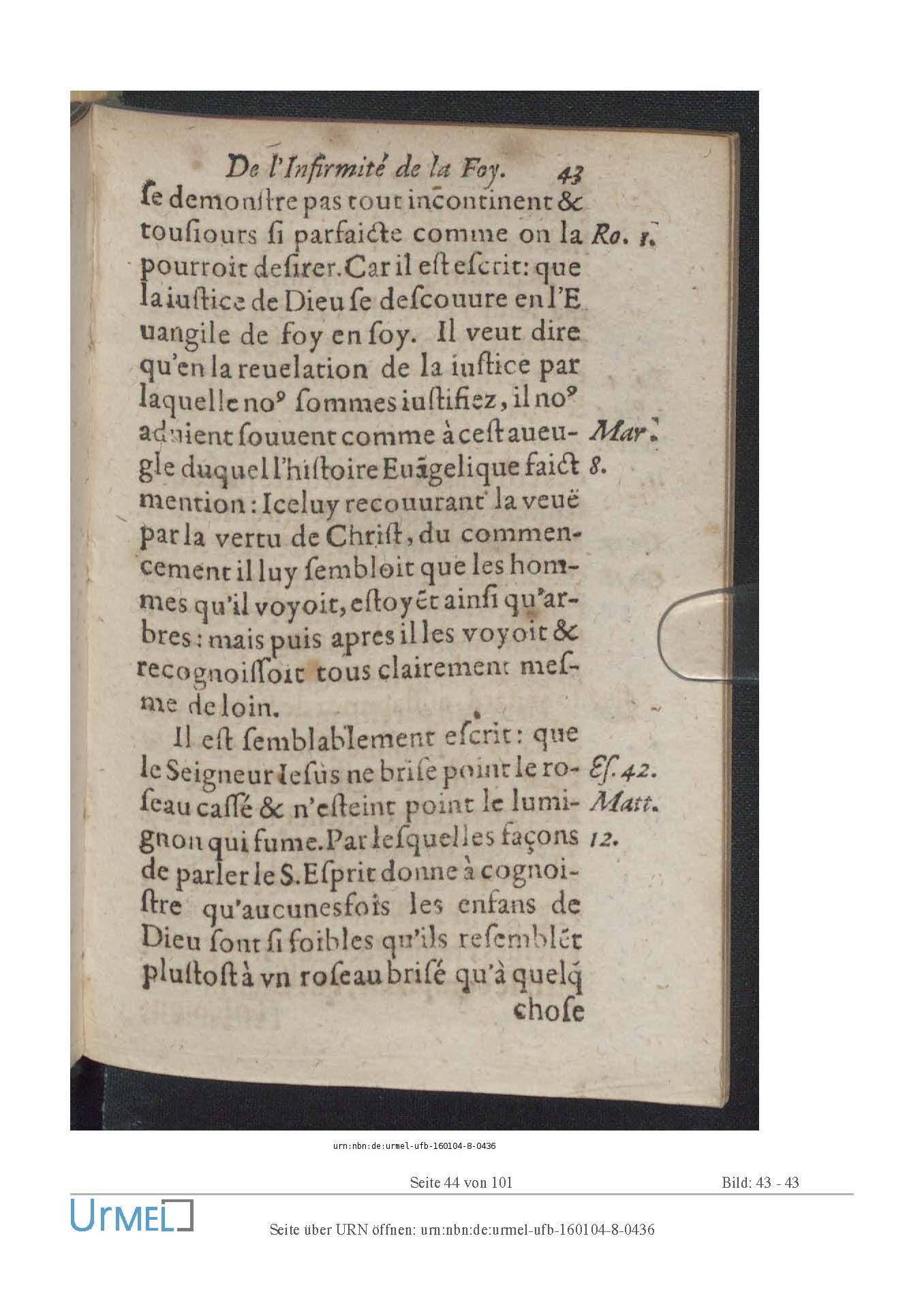 1614 - Jacques Flamand - Trésor spirituel qui contient des consolations - Universität Erfurt 1614 - Jacques Flamand - Trésor spirituel qui contient des consolations - Universität Erfurt