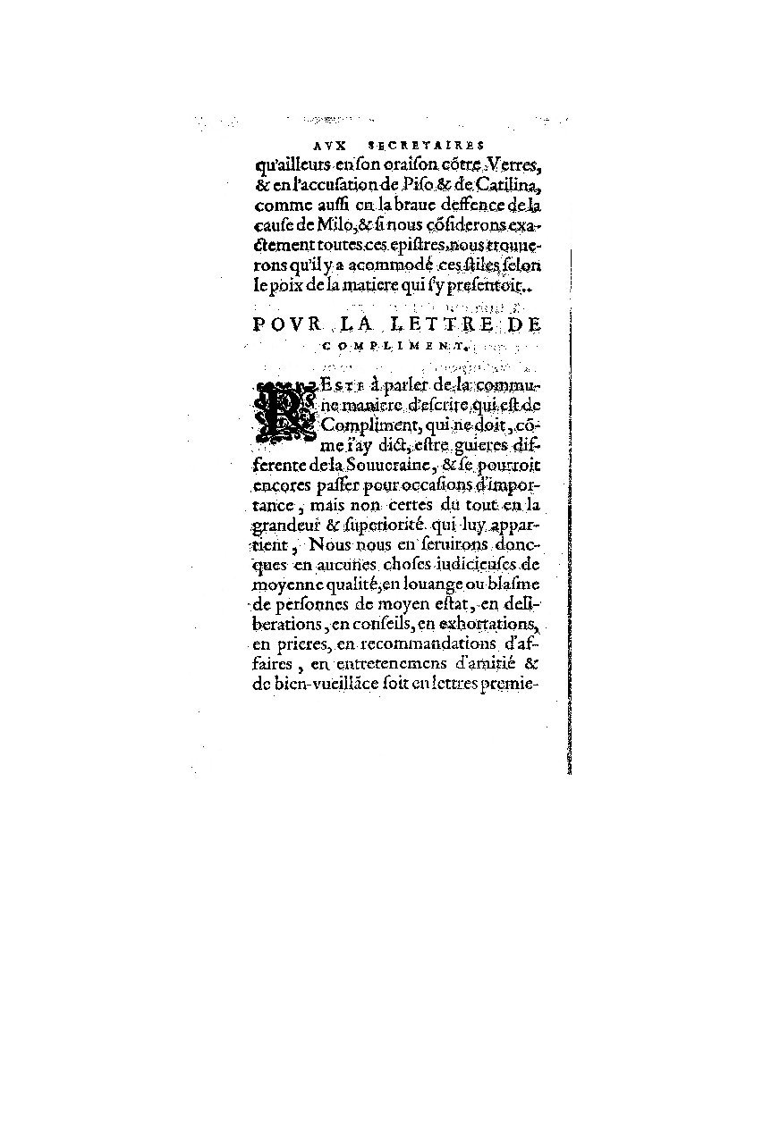 1572 - Nicolas Du Chemin - Finances et Trésor de la plume française - BM Lyon