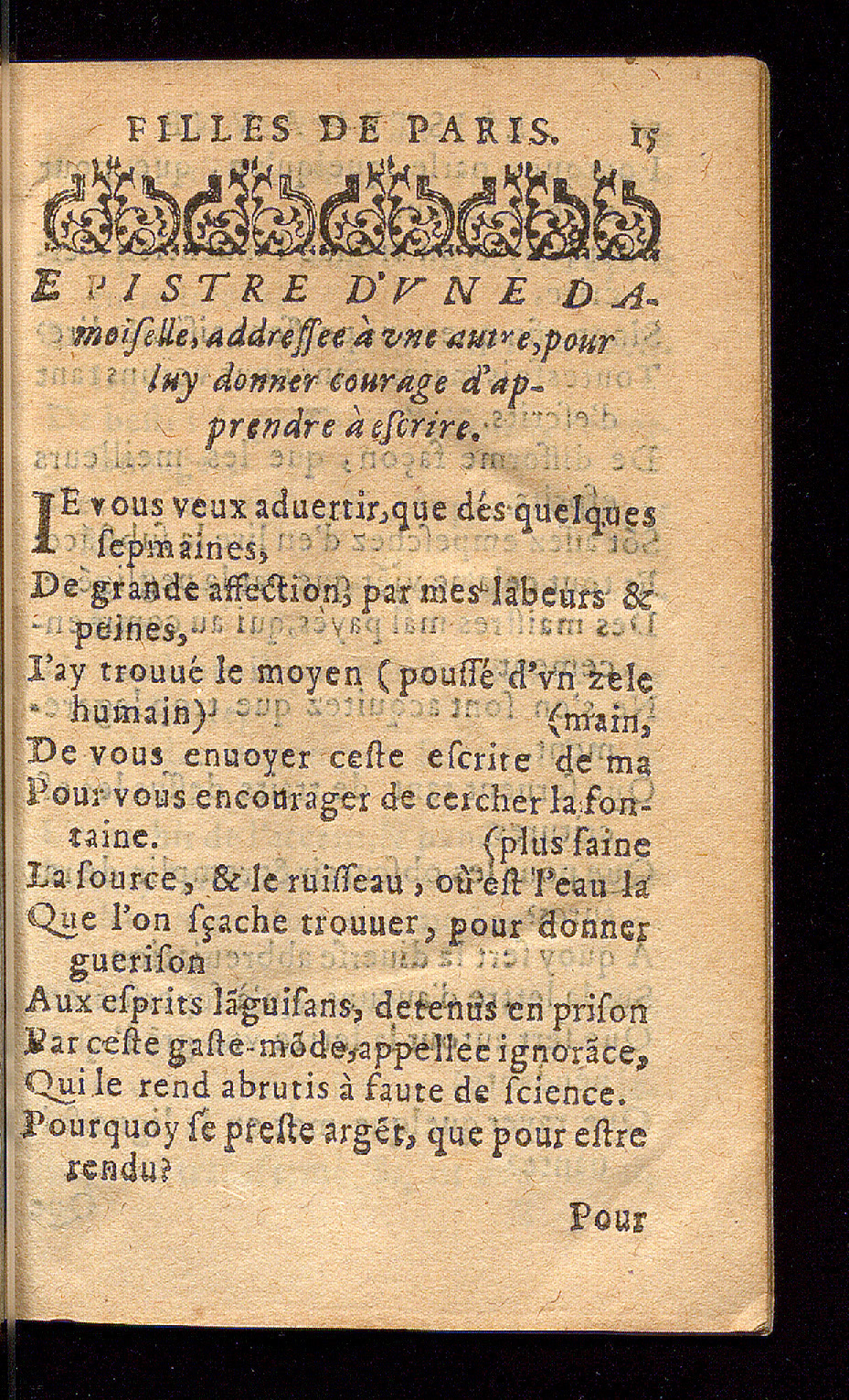 1614 - Barthélemy Vincent - Élite et Trésor des lettres missives - Bâle