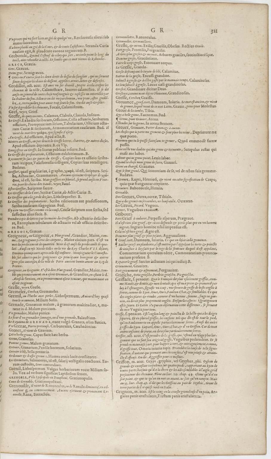 1606 - David Douceur - Trésor de la langue française - BnF
