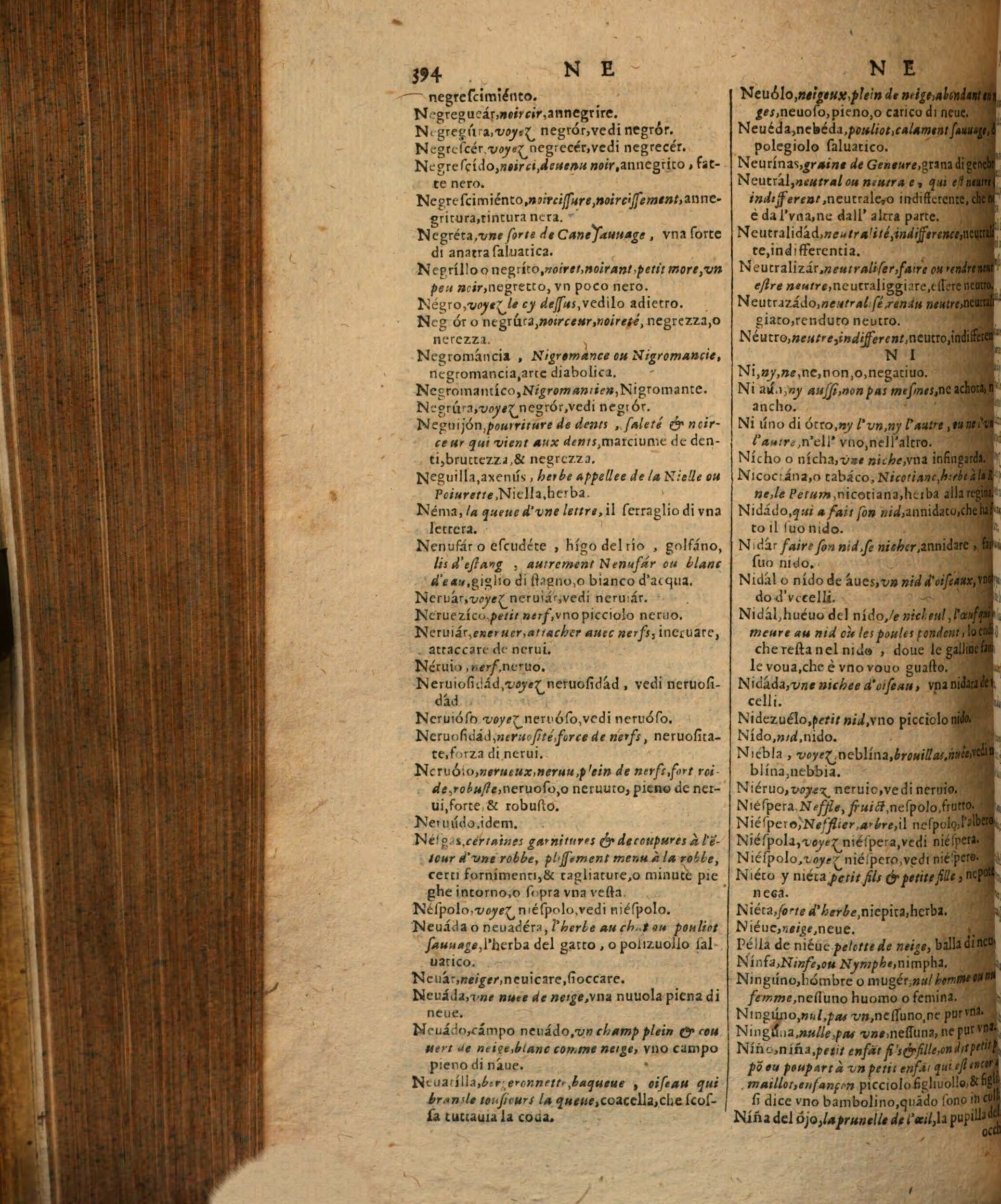 1617 Samuel Crespin - Trésor des trois langues française, italienne et espagnole - Berlin_Page_394.jpg