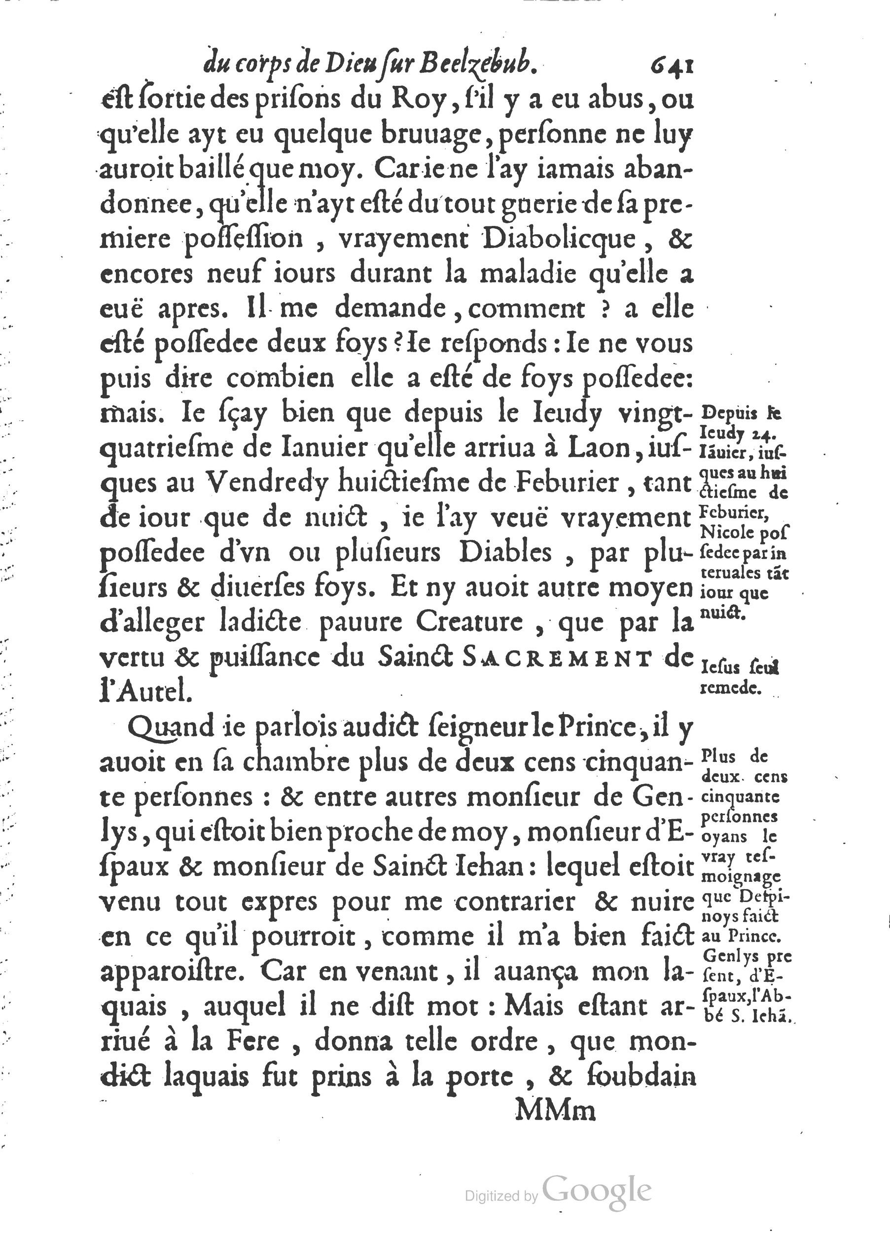 1578 - Nicolas Chesneau - Trésor et entière histoire de la triomphante victoire du corps de Dieu sur l’esprit malin - British Library 1578 - Nicolas Chesneau - Trésor et entière histoire de la triomphante victoire du corps de Dieu sur l’esprit malin - British Library