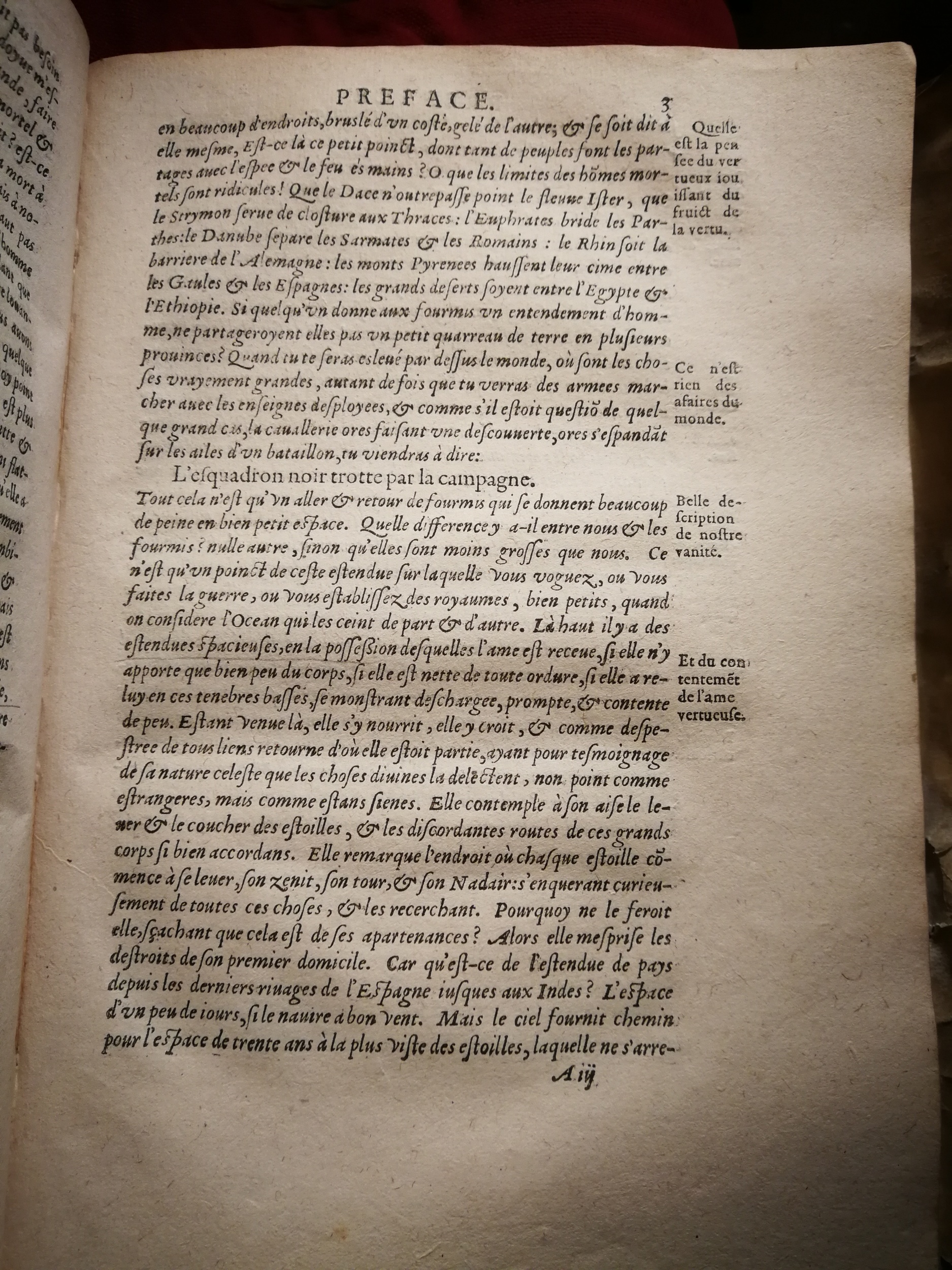 1595 - Jean Houzé - Œuvres morales et mêlées de Sénèque, Trésor de philosophie morale - T. 3 - BnF