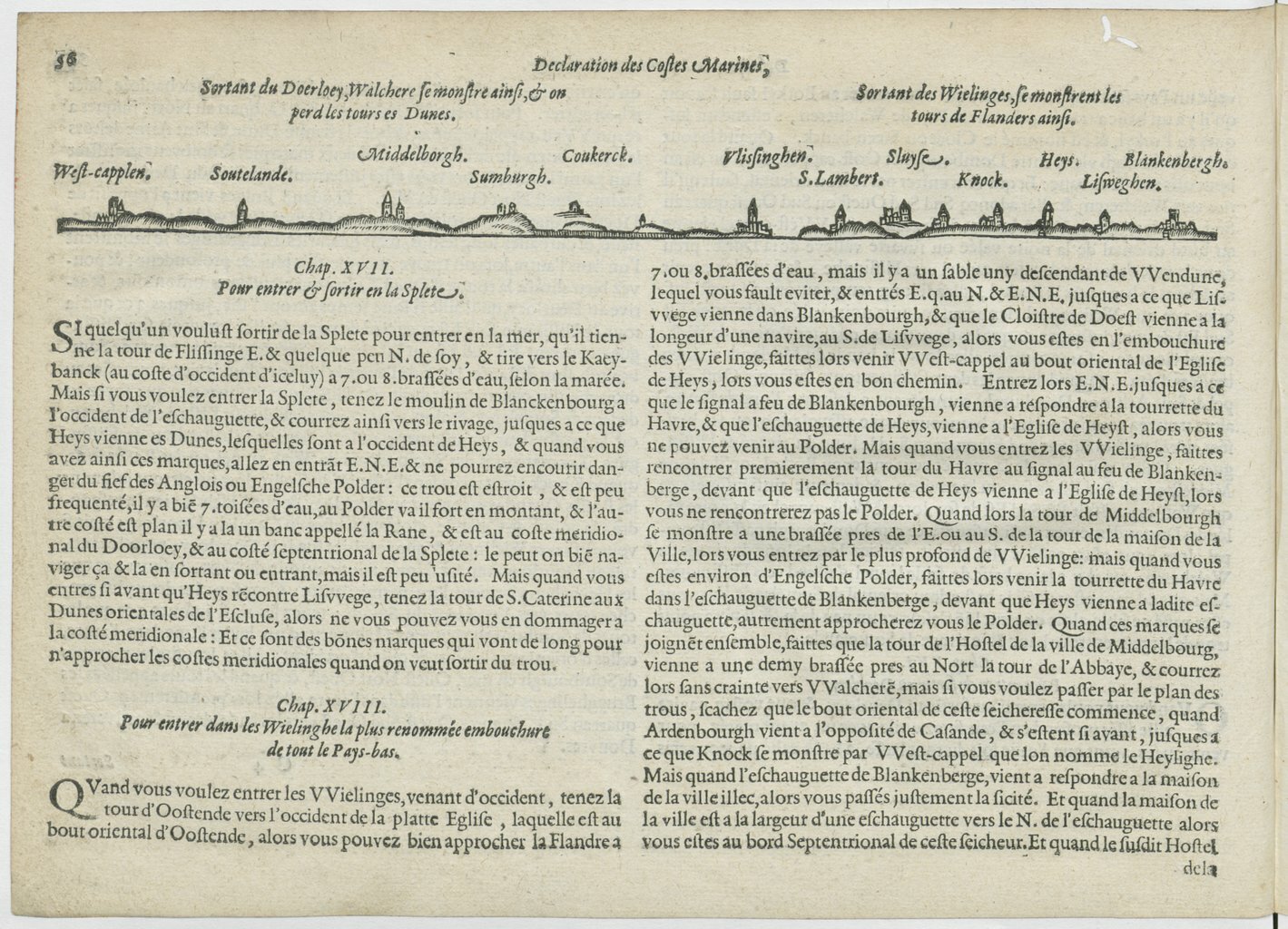 1601 - Bonaventure d’Aseville - Trésorerie ou cabinet de route marinesque - BnF