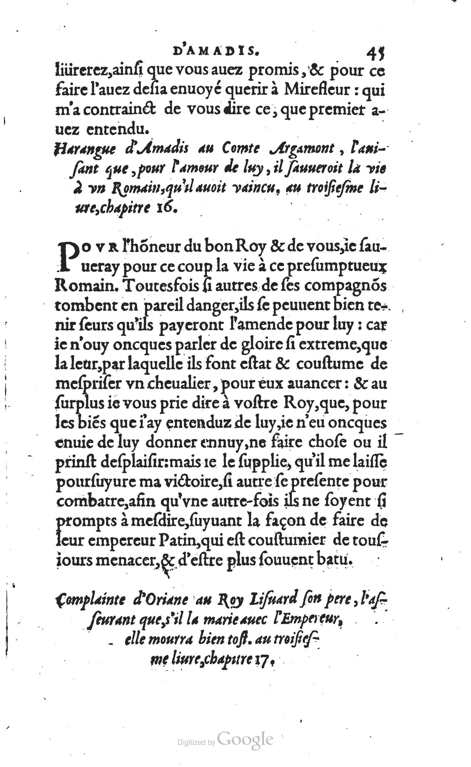 1560 - Vincent Sertenas et Gilles Robinot - Trésor des Amadis - British Library 1560 - Vincent Sertenas et Gilles Robinot - Trésor des Amadis - British Library