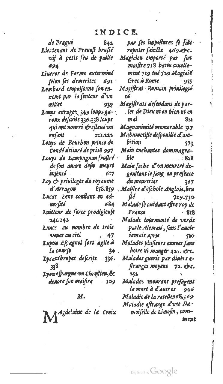 1610 - Paul Marceau - Trésor d’histoires admirables et mémorables - BSB Munich 1610 - Paul Marceau - Trésor d’histoires admirables et mémorables - BSB Munich