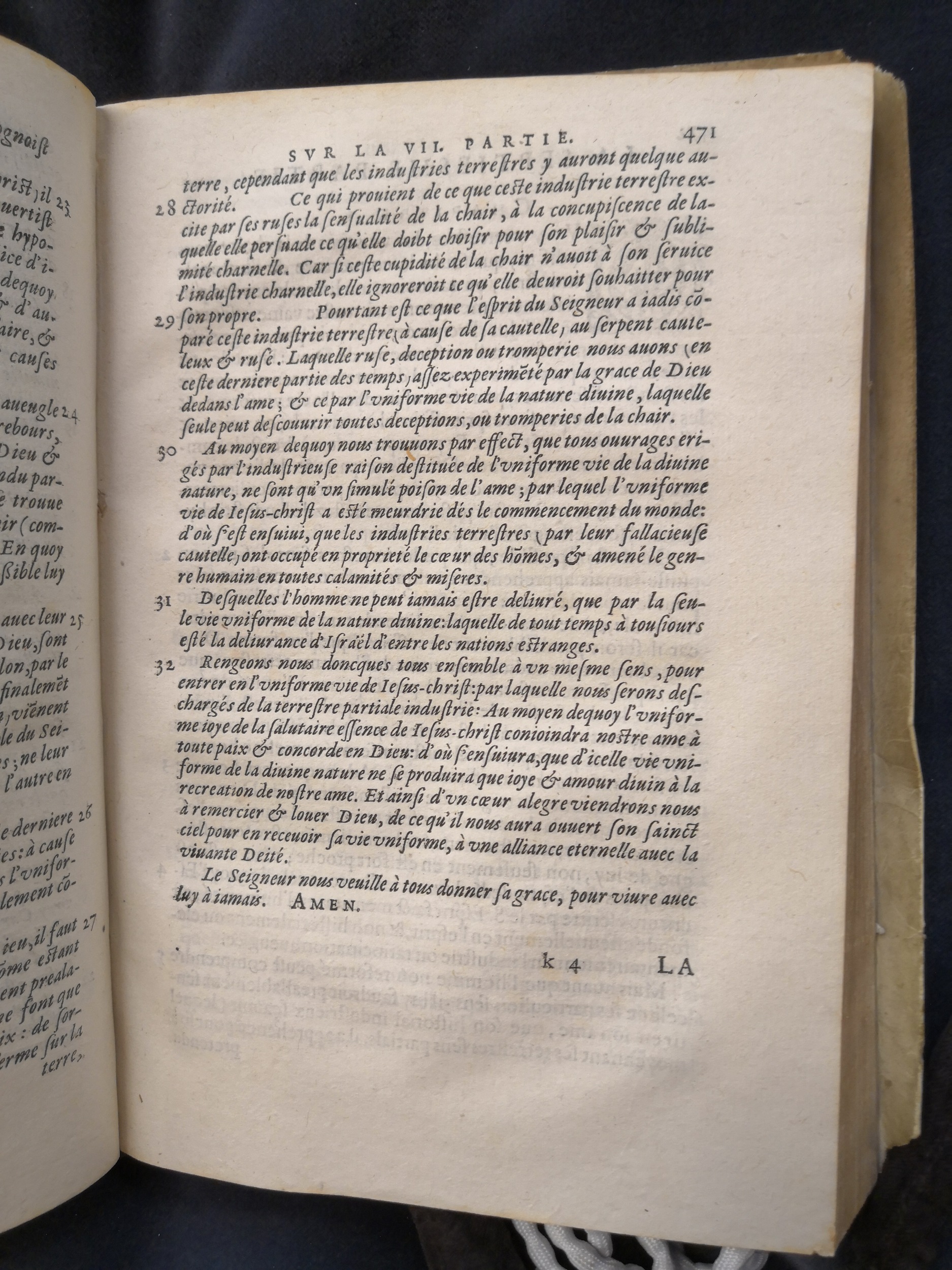 1581c. - Christophe Plantin - Le Livre des témoignages du Trésor caché au champ - Anvers Musée Plantin-Moretus
